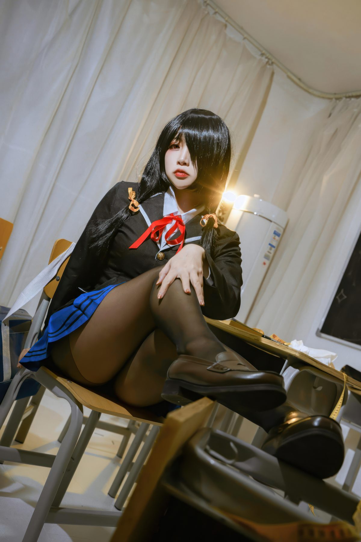 二佐Nisa 时崎狂三 制服 COS写真