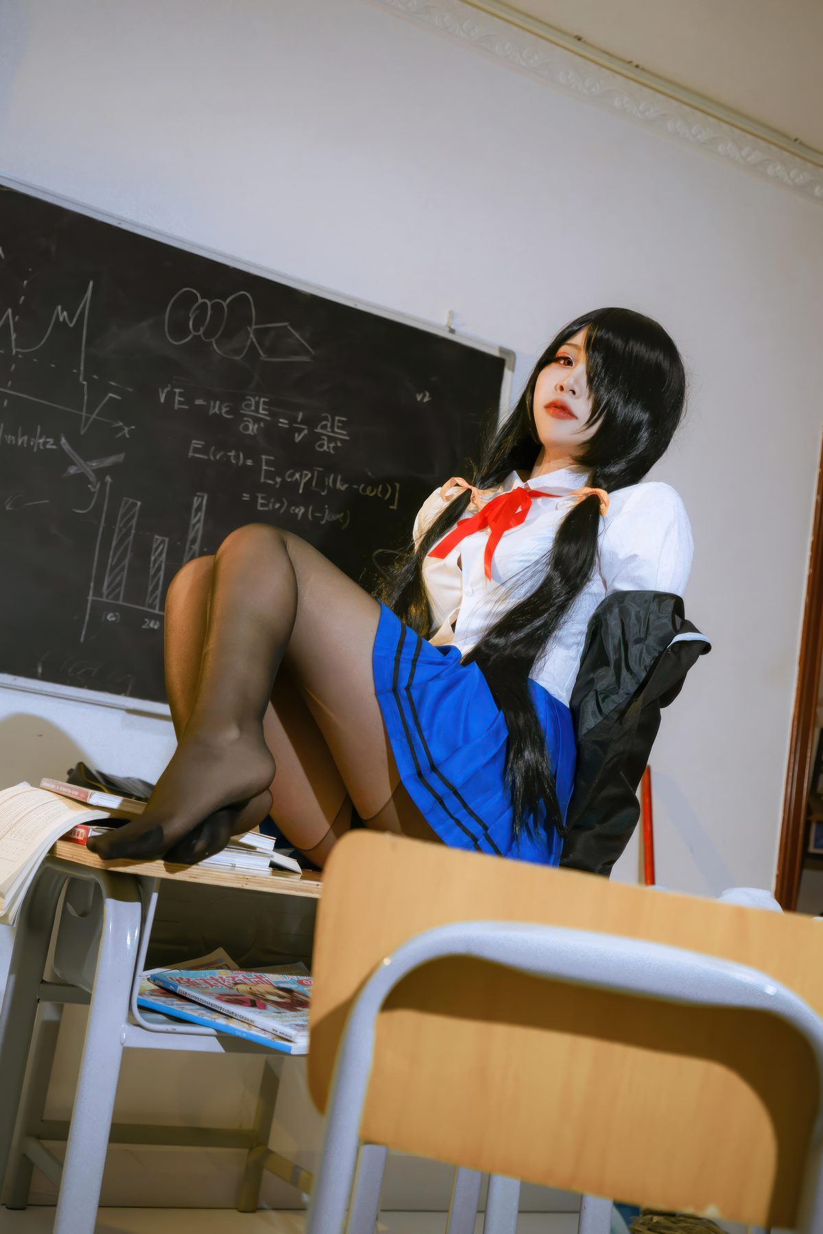 二佐Nisa 时崎狂三 制服 COS写真