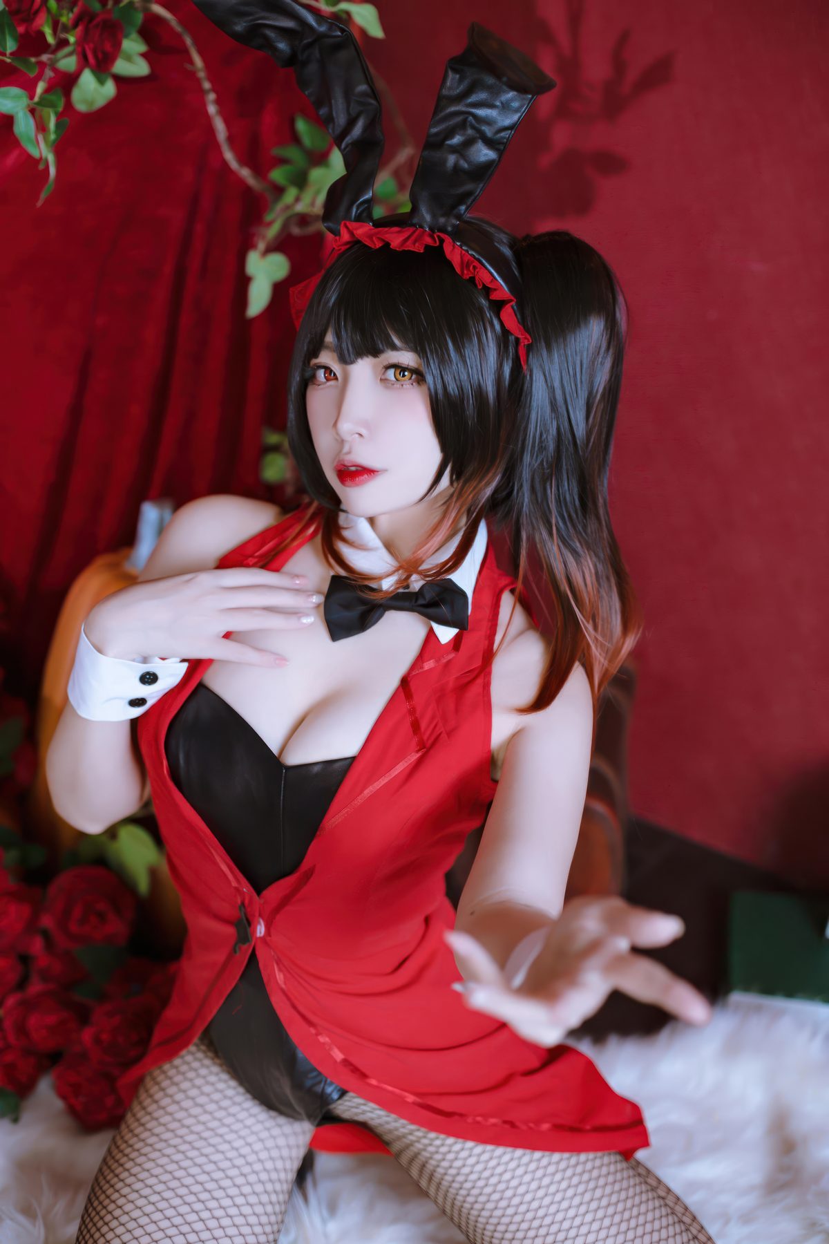 二佐Nisa 时崎狂三 兔女郎 COS写真