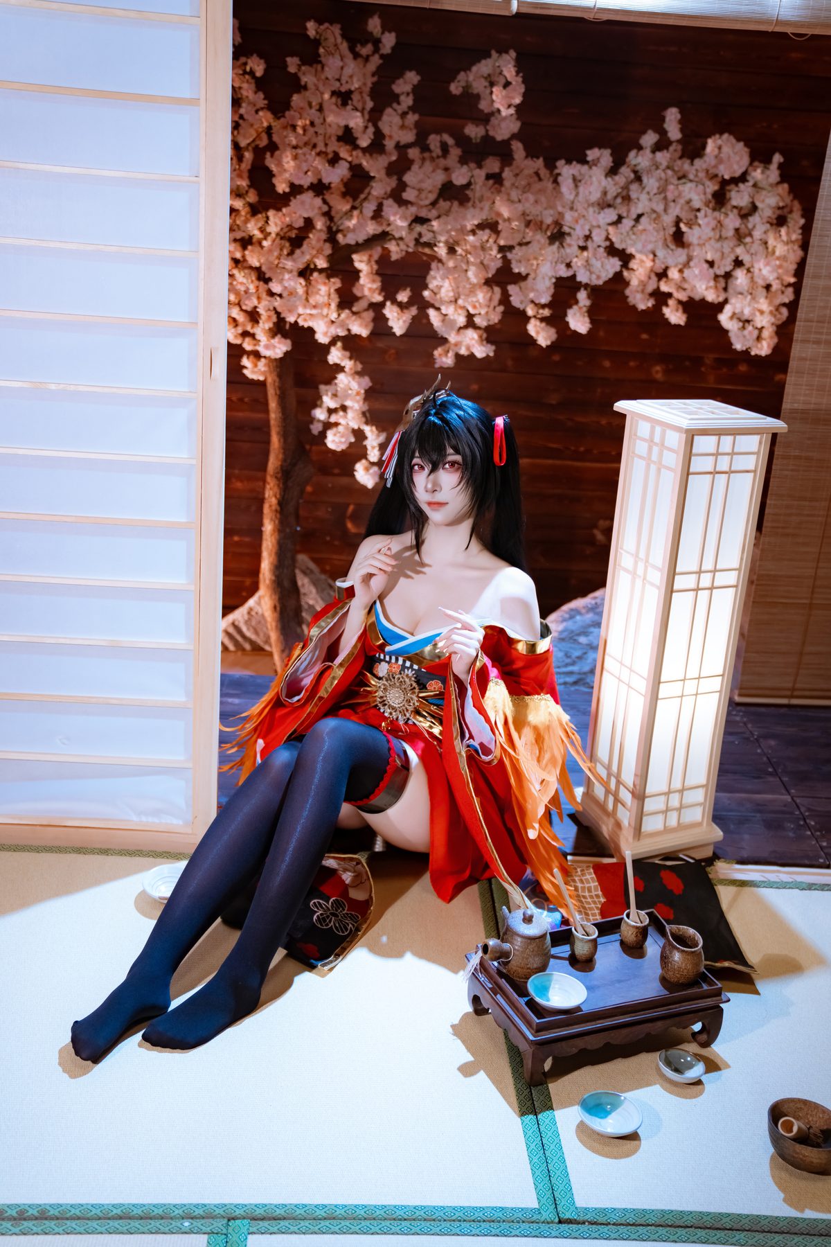 二佐Nisa cosplay写真_碧蓝航线大凤原皮合集 | 二佐Nisa COS碧蓝航线大凤全套图包 [35P-1.22GB]