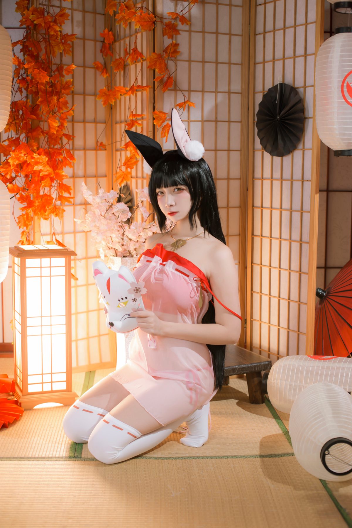 二佐Nisa 碧蓝航线 长门 神子的休憩 COS写真