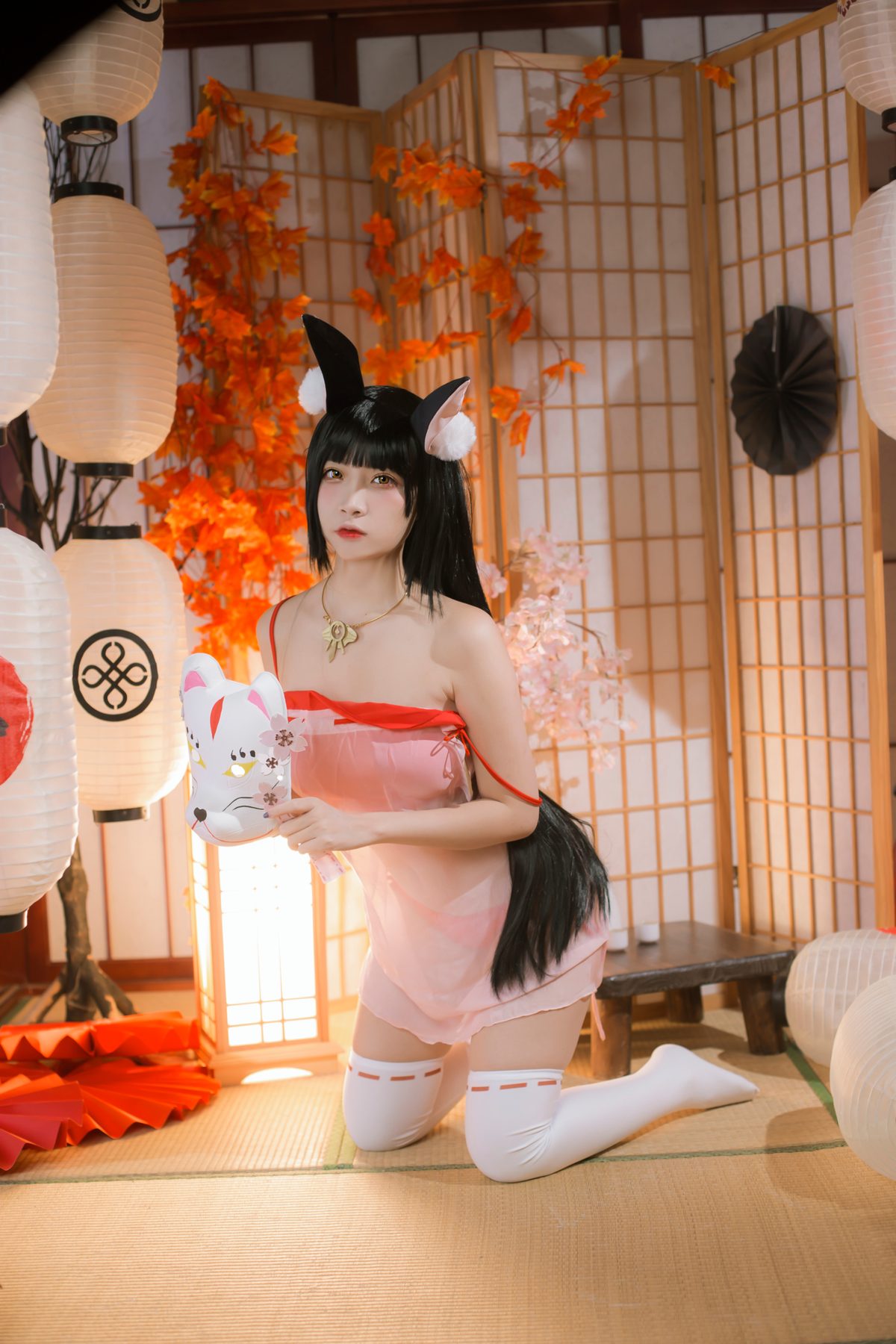 二佐Nisa 碧蓝航线 长门 神子的休憩 COS写真