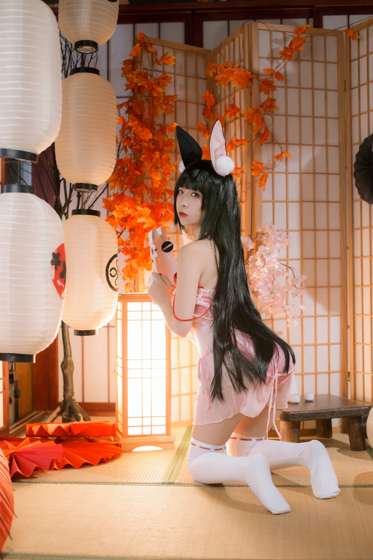 二佐Nisa 碧蓝航线 长门 神子的休憩 COS写真