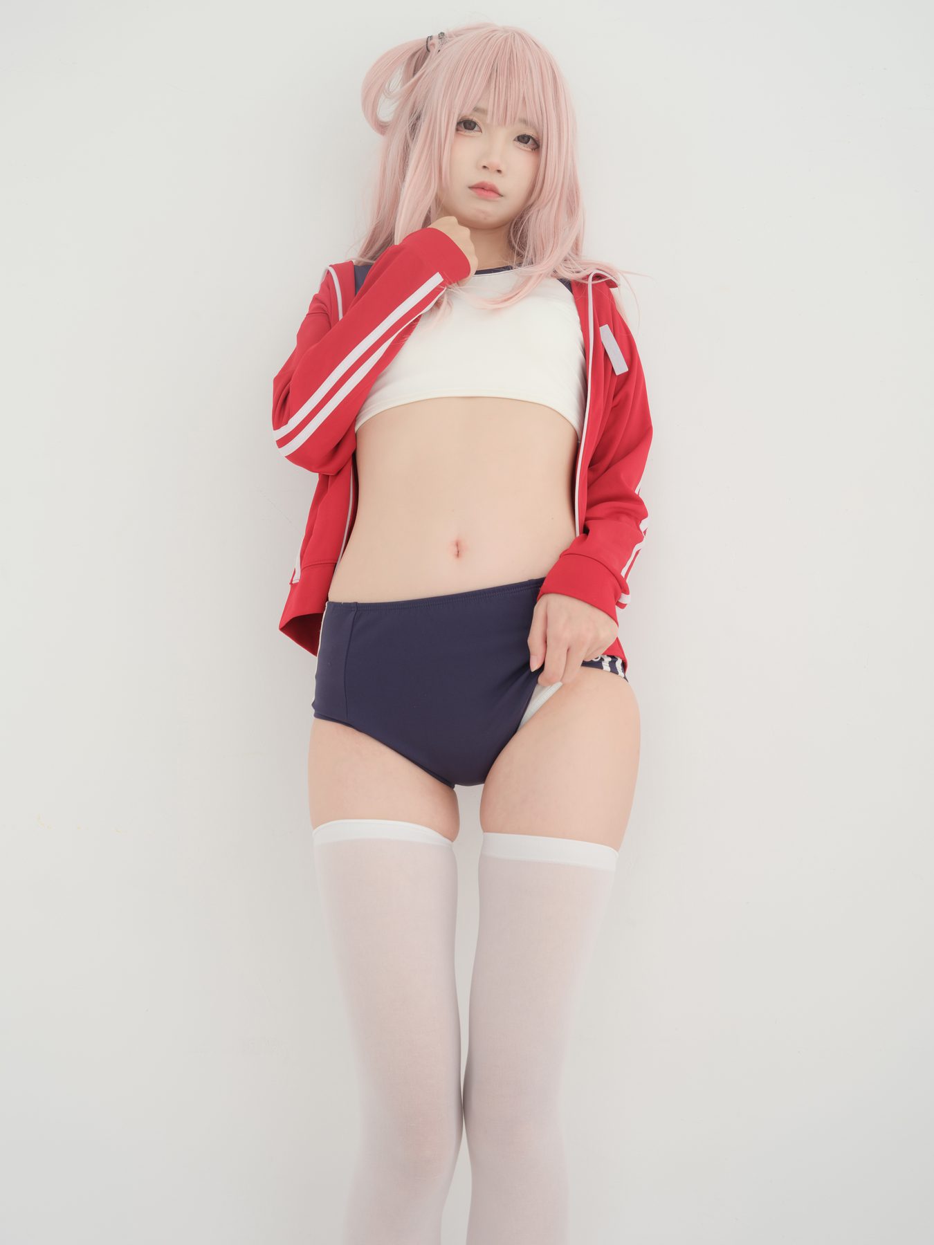 五更百鬼 舰长 体操服 猫耳 COS写真