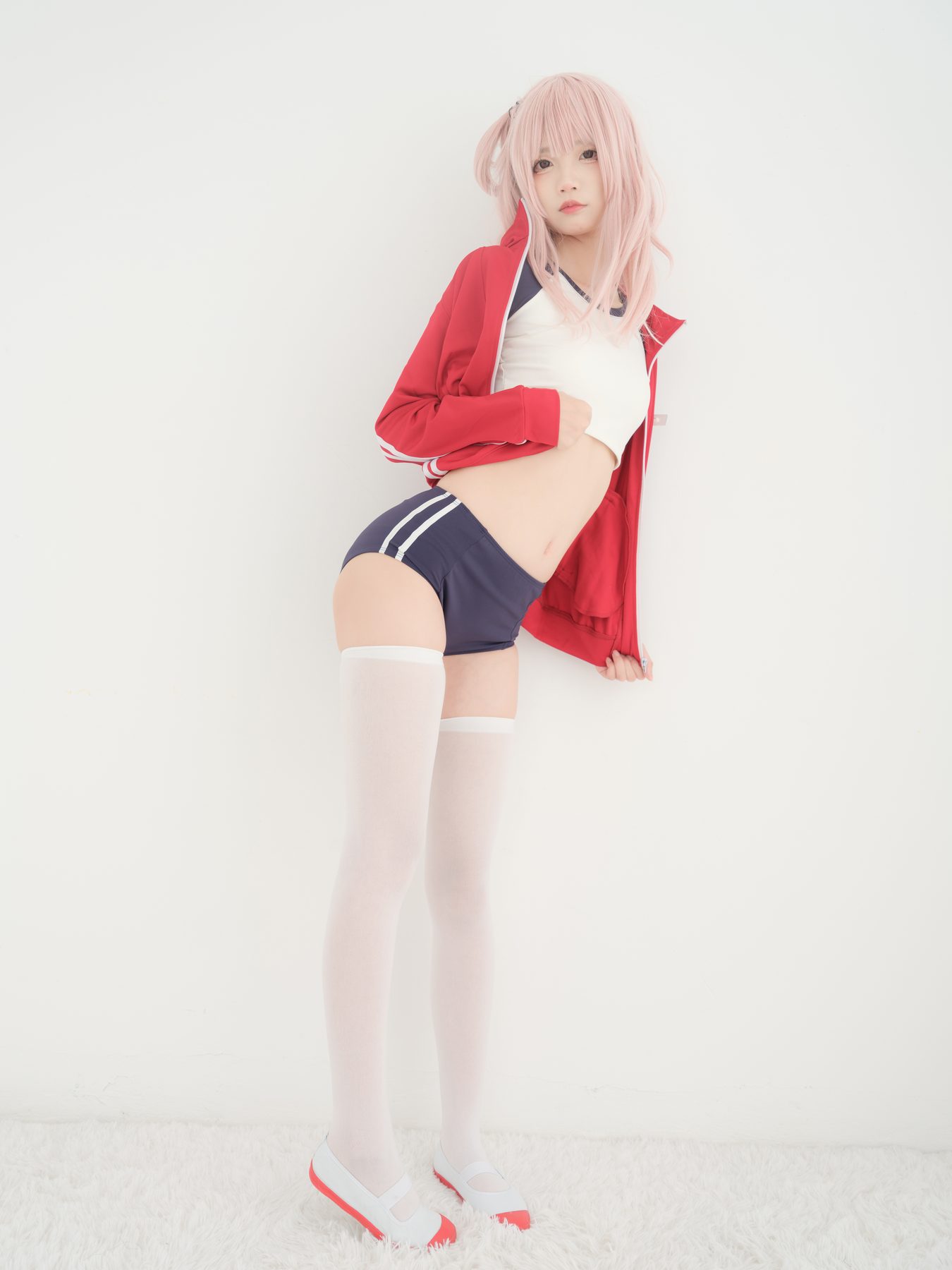 五更百鬼 舰长 体操服 猫耳 COS写真