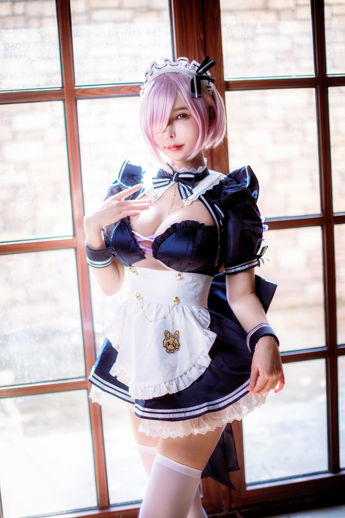 亚马逊鲶鱼 FGO 玛修女仆 COS写真