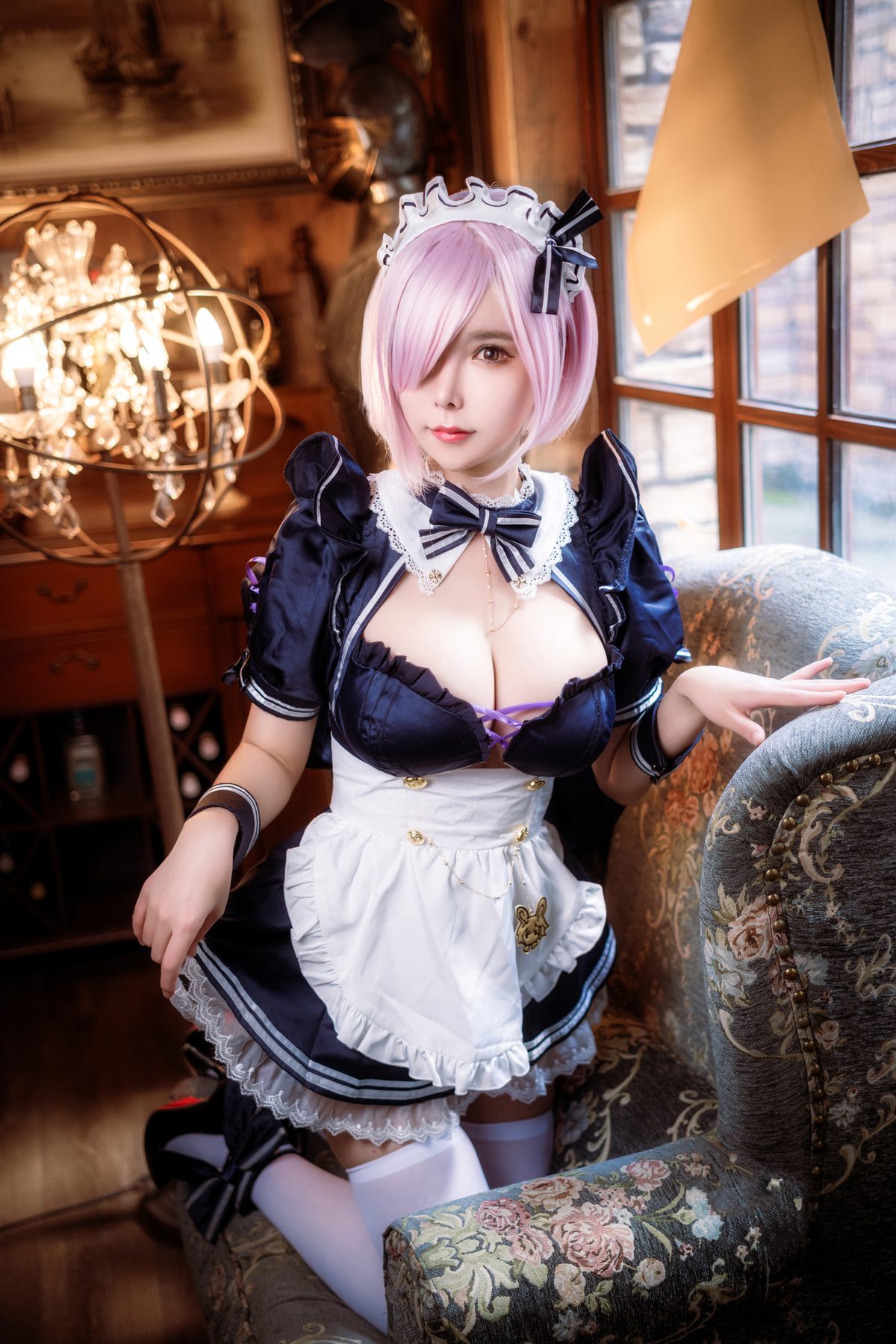 亚马逊鲶鱼 FGO 玛修女仆 COS写真
