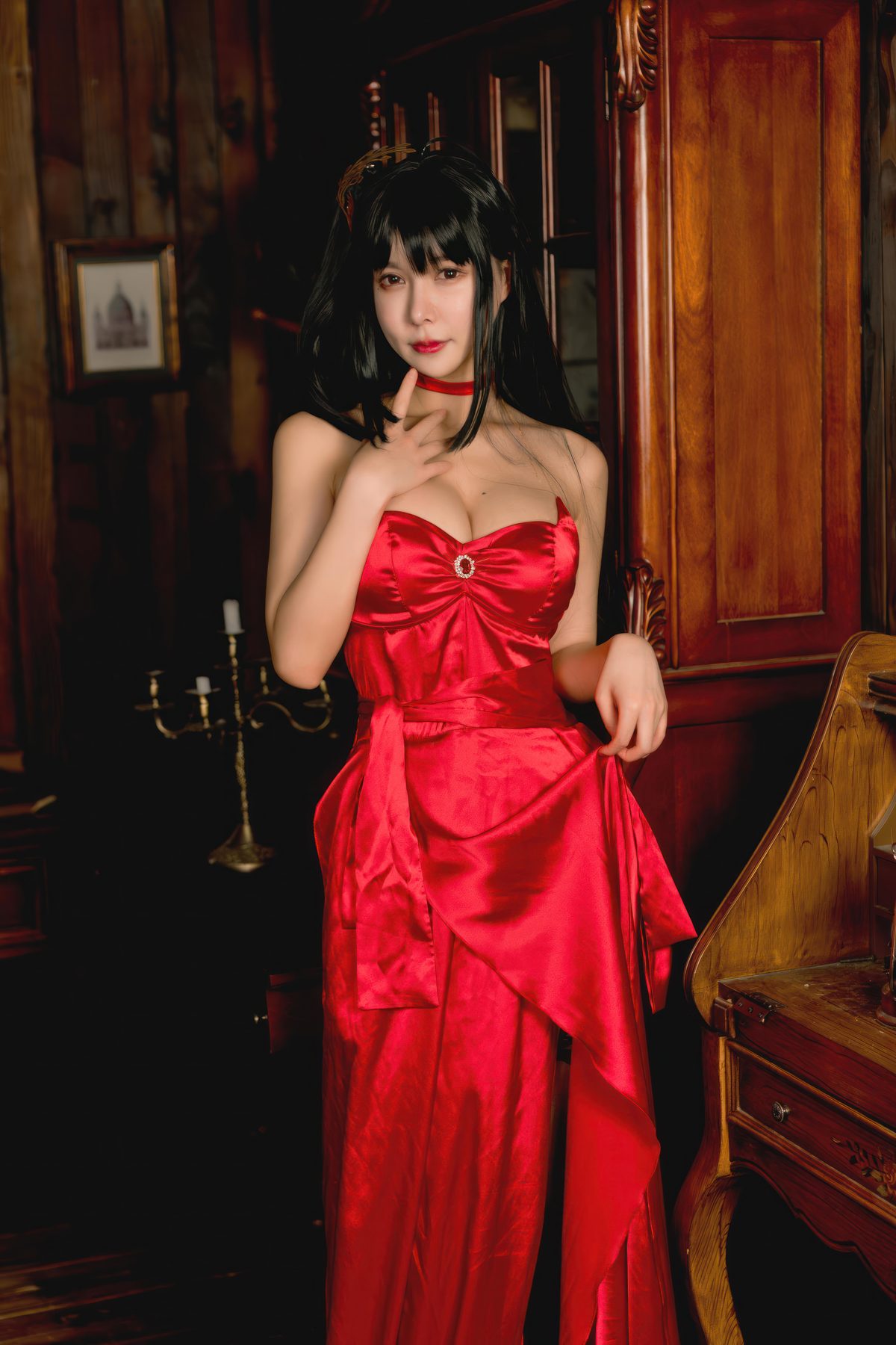 亚马逊鲶鱼 cosplay写真_碧蓝航线大凤毒苹果合集 | 亚马逊鲶鱼 COS大凤毒苹果全套图包 [12P-121M]