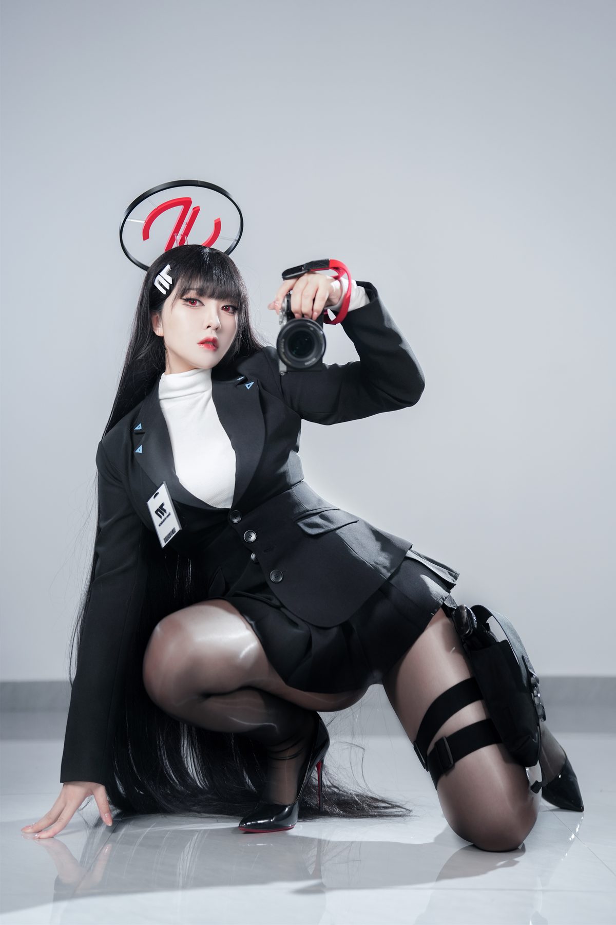 半半子 碧蓝档案 调月莉音 COS写真