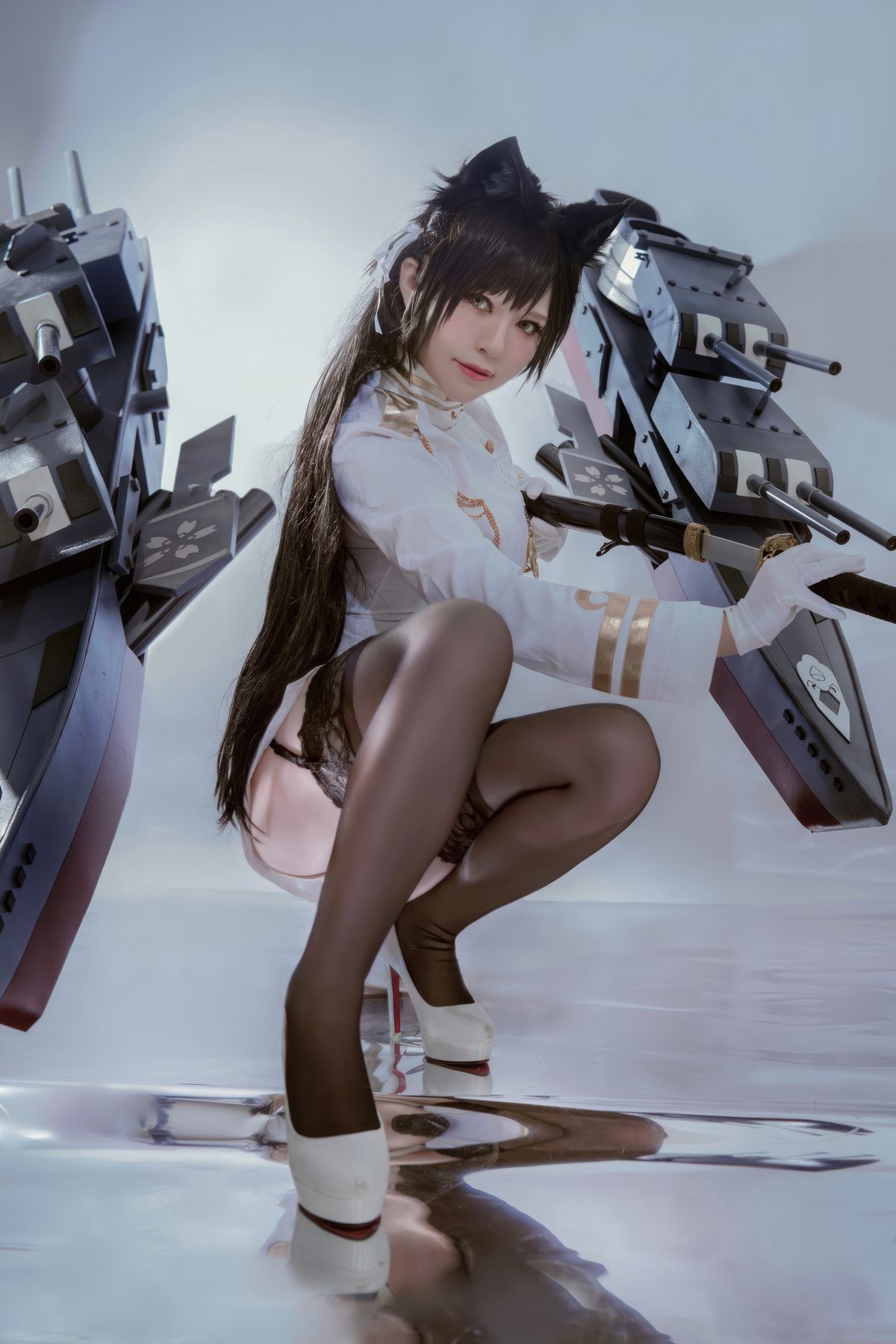 半半子 碧蓝航线 爱宕原皮 COS写真