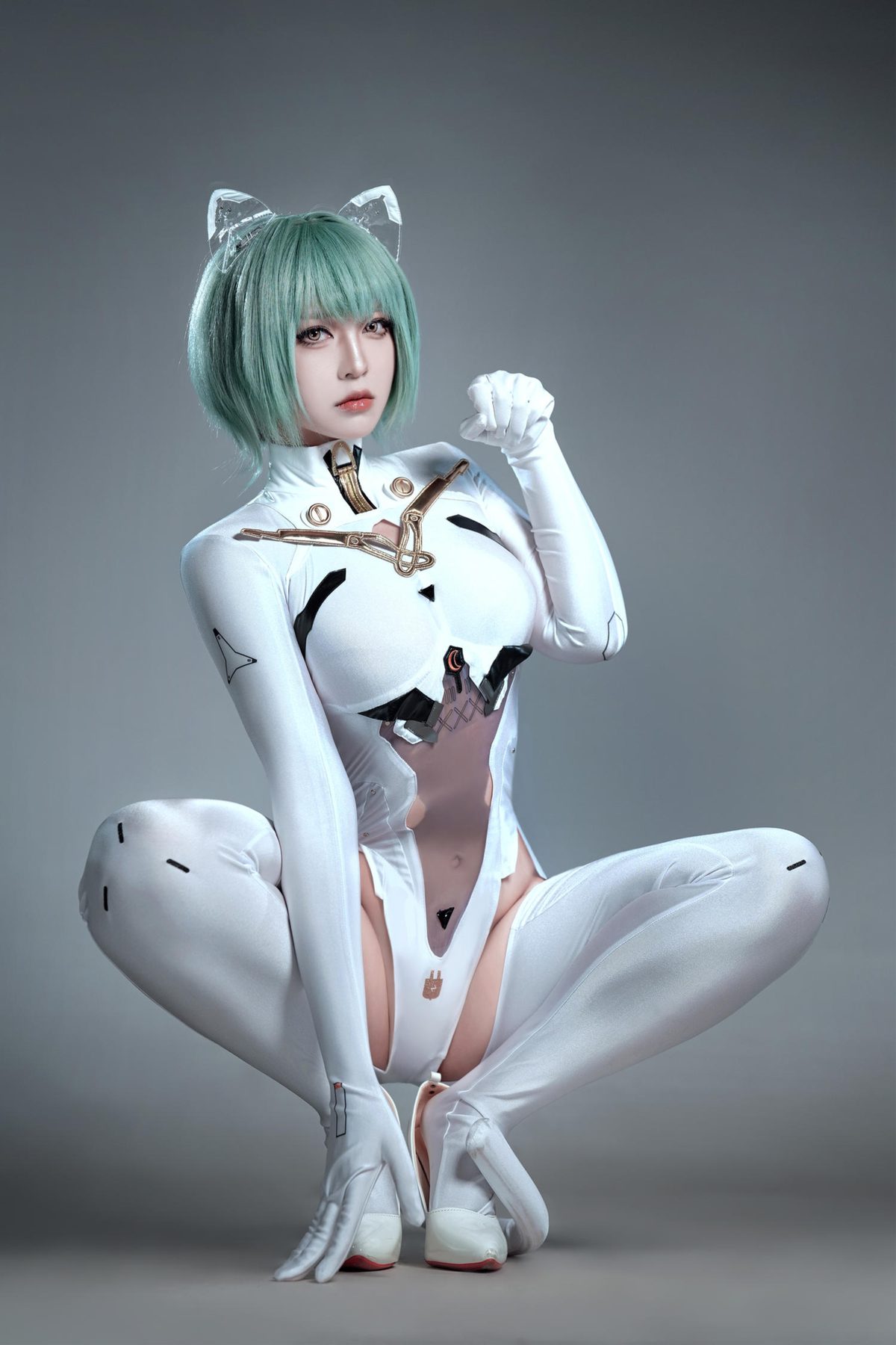 半半子 碧蓝航线 纳希莫夫 COS写真
