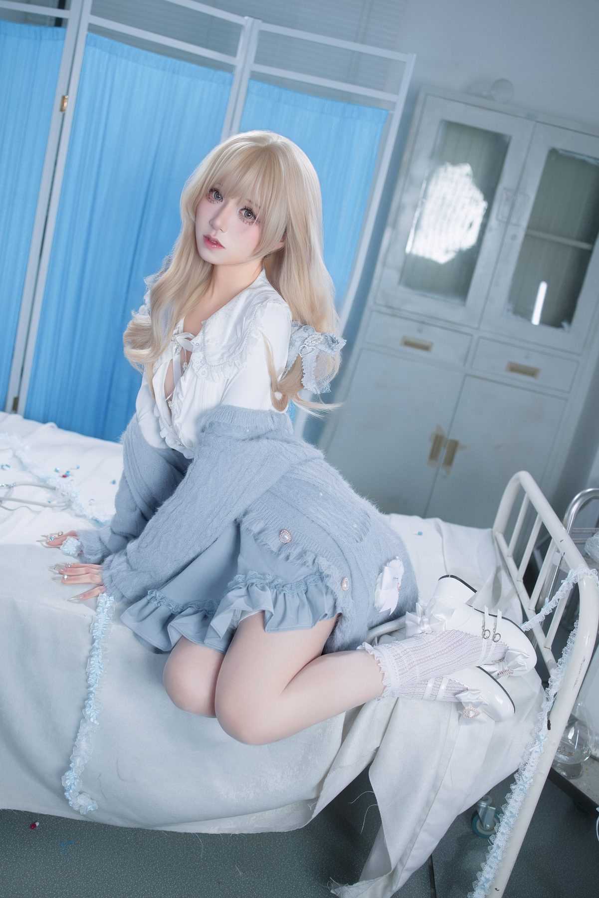 双木扶苏 水色地雷 COS写真