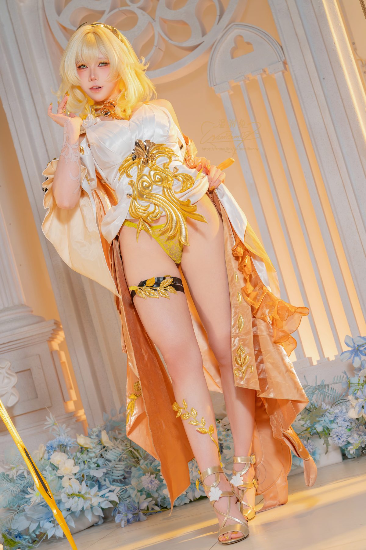 崩坏:星穹铁道 阿格莱雅 咬人小小兔 7月作品 146P4V 2 COS写真