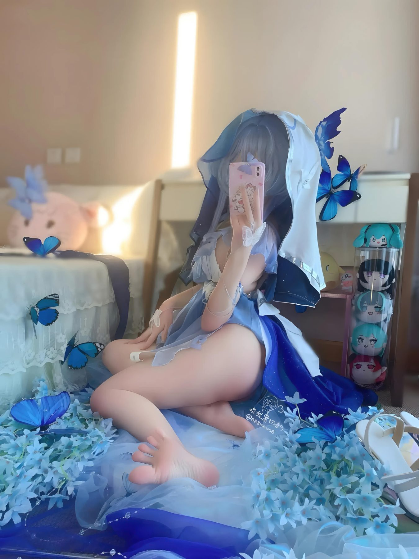 哎我黑切呐 守岸人 COS写真