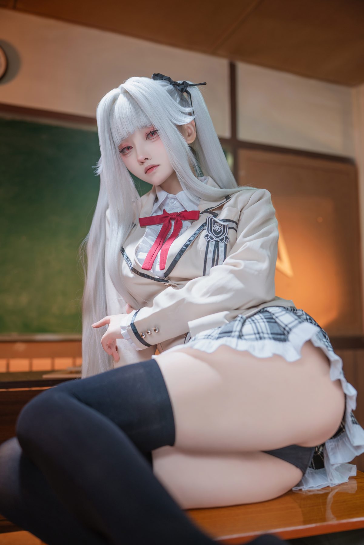 大大卷卷小卷 美少女万华镜 校服 COS写真