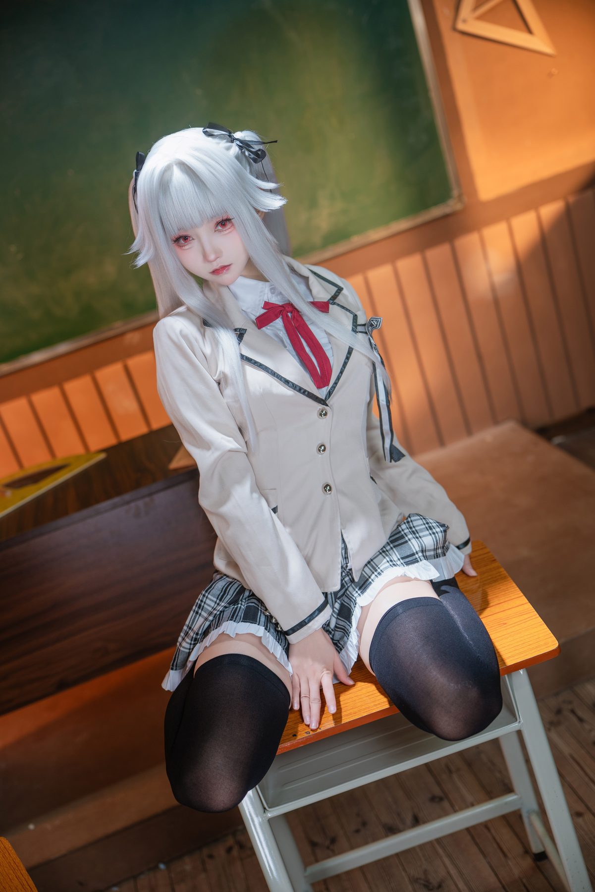 大大卷卷小卷 美少女万华镜 校服 COS写真
