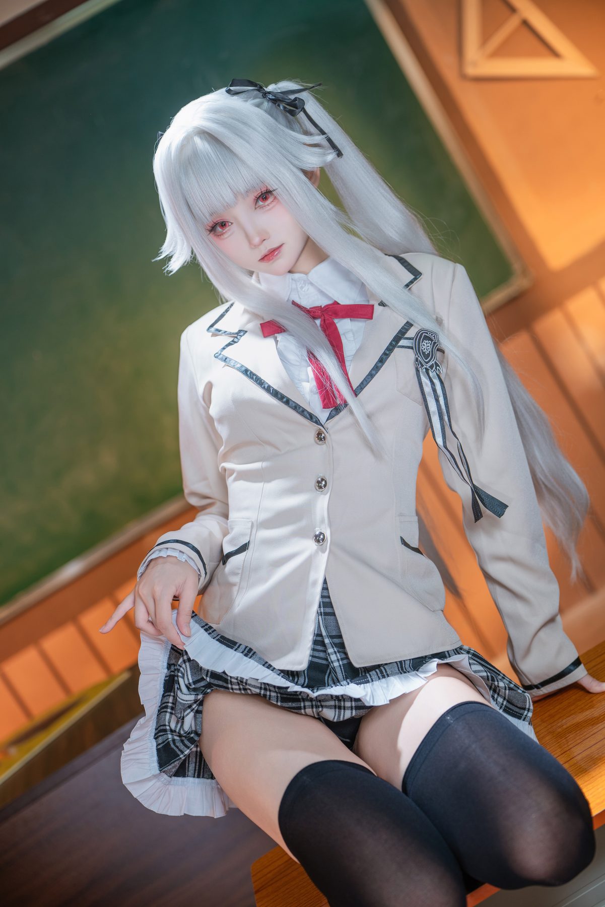 大大卷卷小卷 美少女万华镜 校服 COS写真