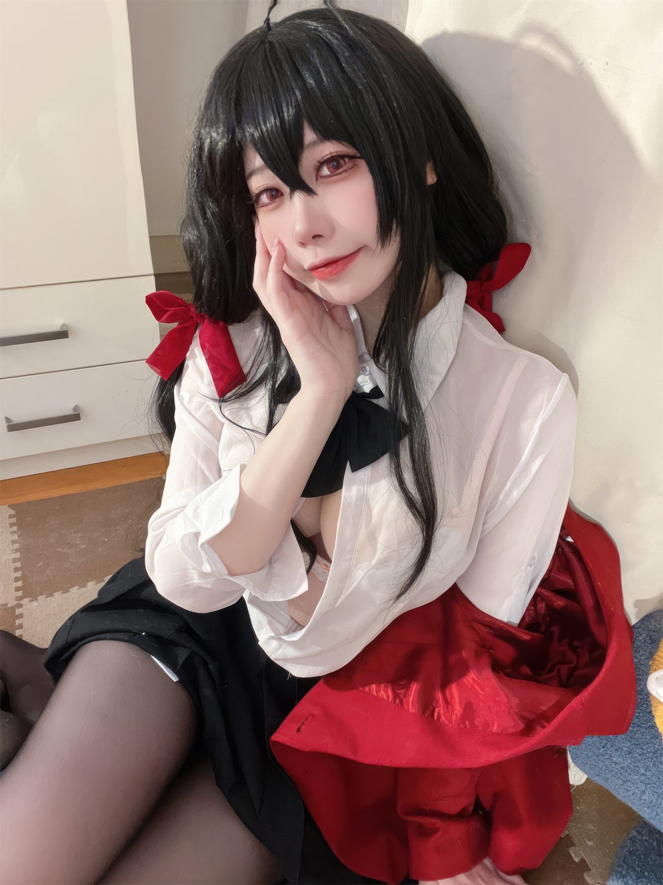 安食Ajiki 碧蓝航线 大凤 JK COS写真