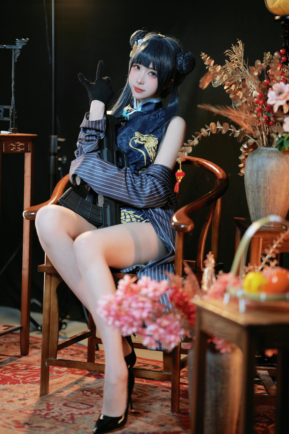 宫本樱 cosplay写真_蔚蓝档案龙华妃咲合集 | 宫本樱 COS龙华妃咲全套图包 [42P-124MB]