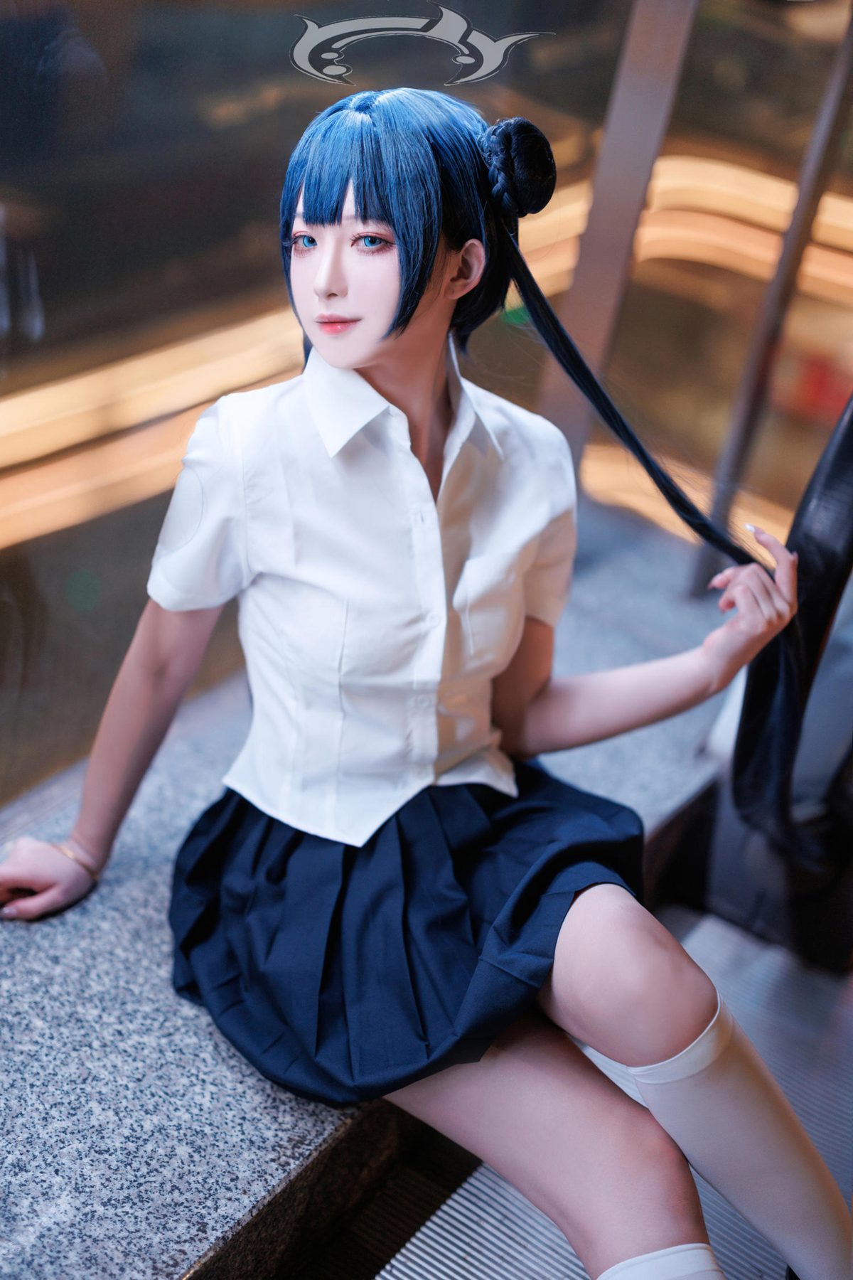 封疆疆v 碧蓝档案 妃咲JK COS写真