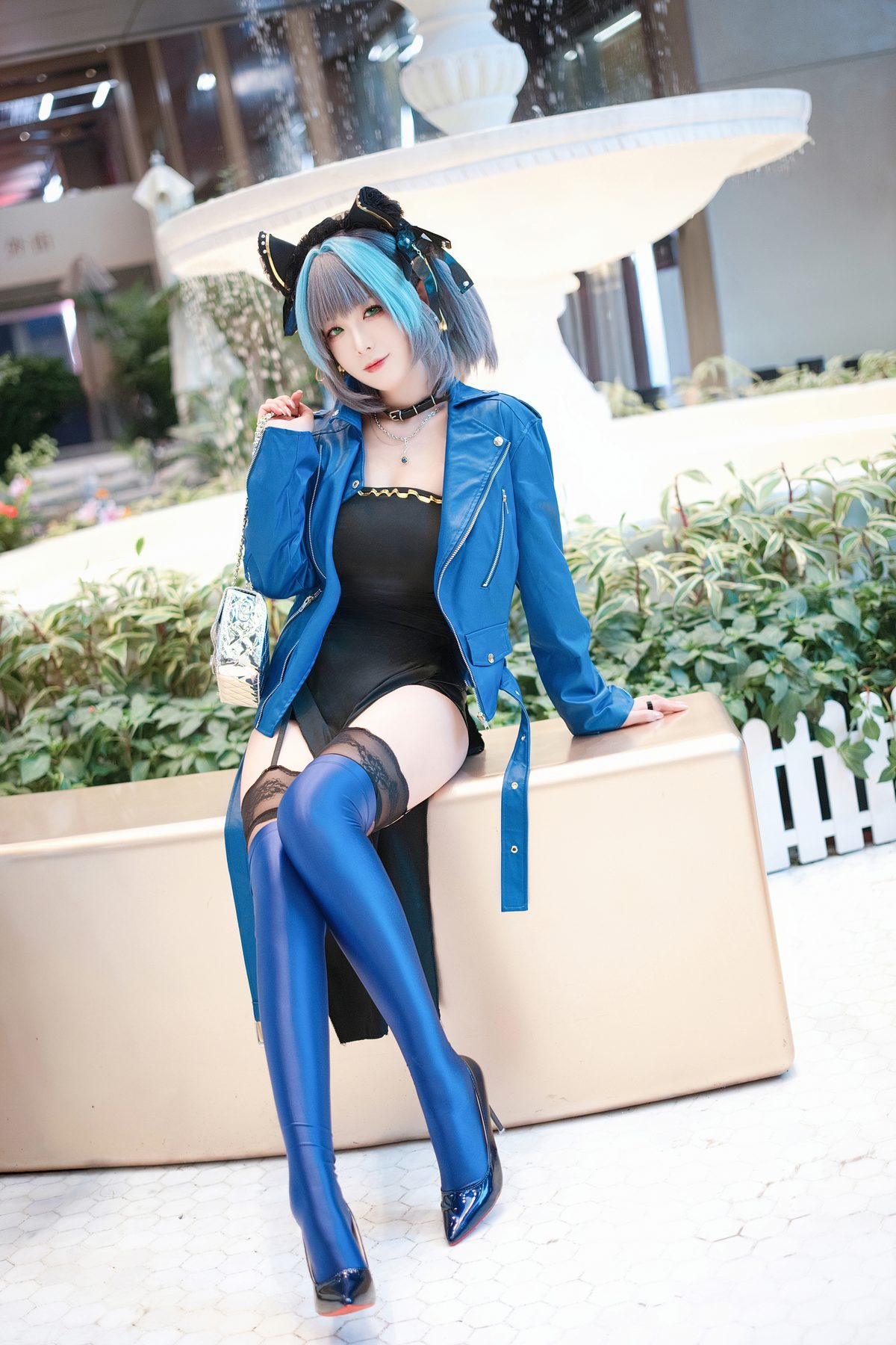 封疆疆v 碧蓝航线 柴郡 常服 COS写真