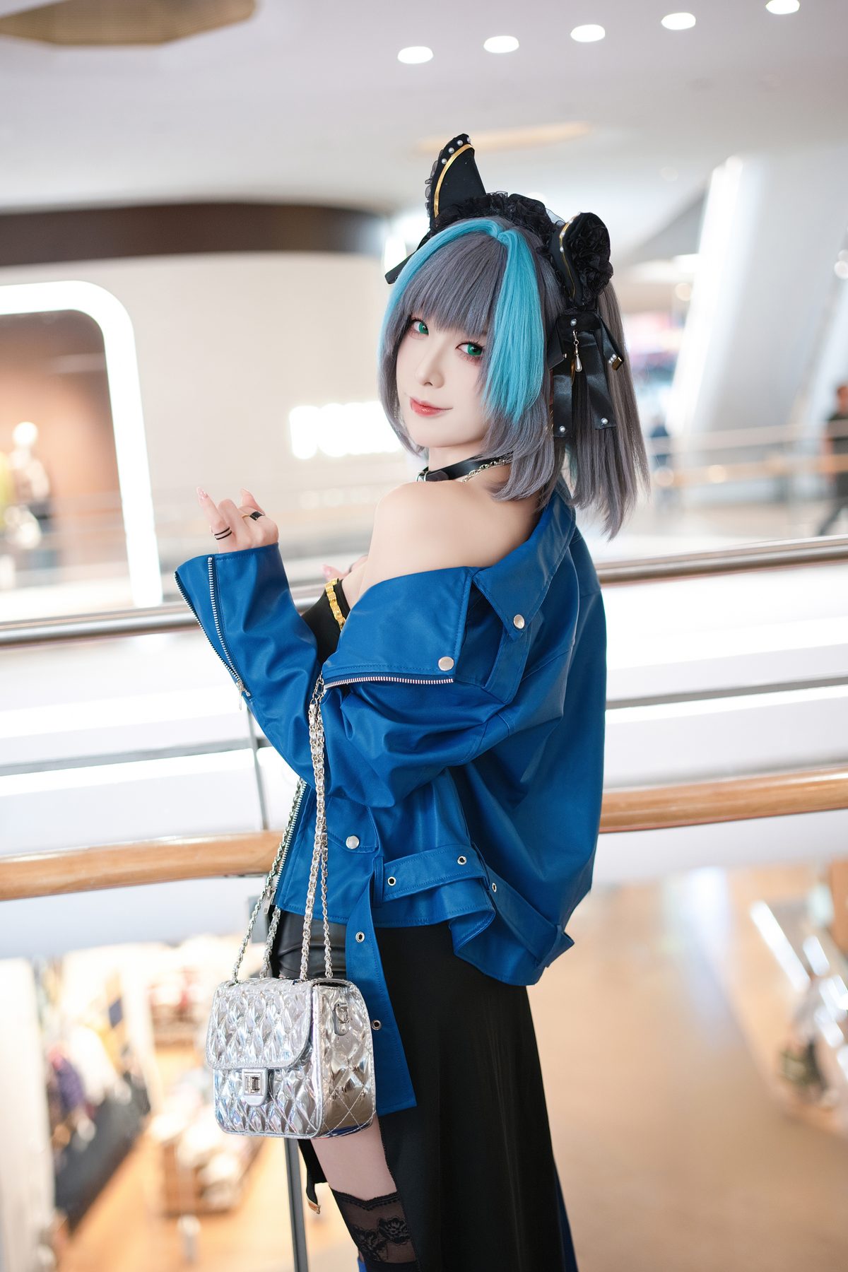 封疆疆v 碧蓝航线 柴郡 常服 COS写真