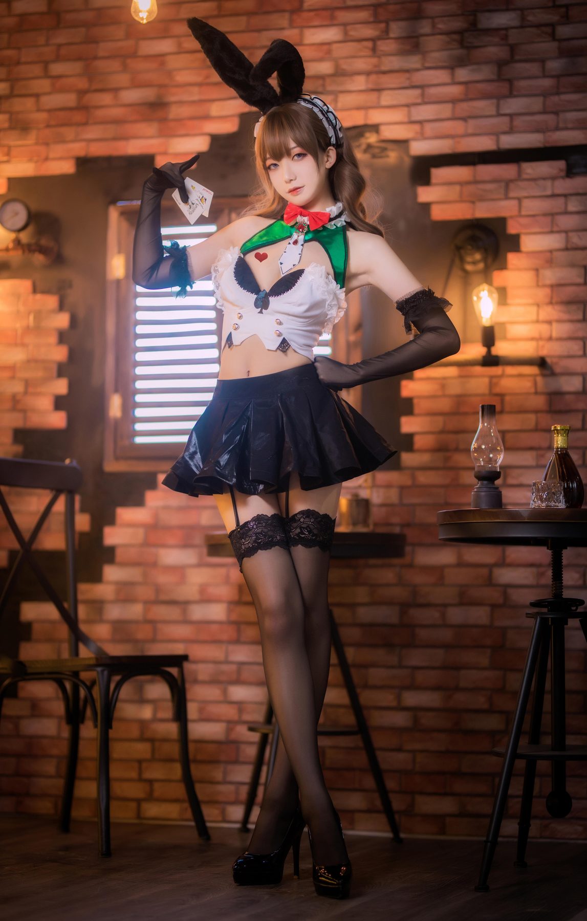 封疆疆v 碧蓝航线x死或生 莫妮卡 女郎 COS写真