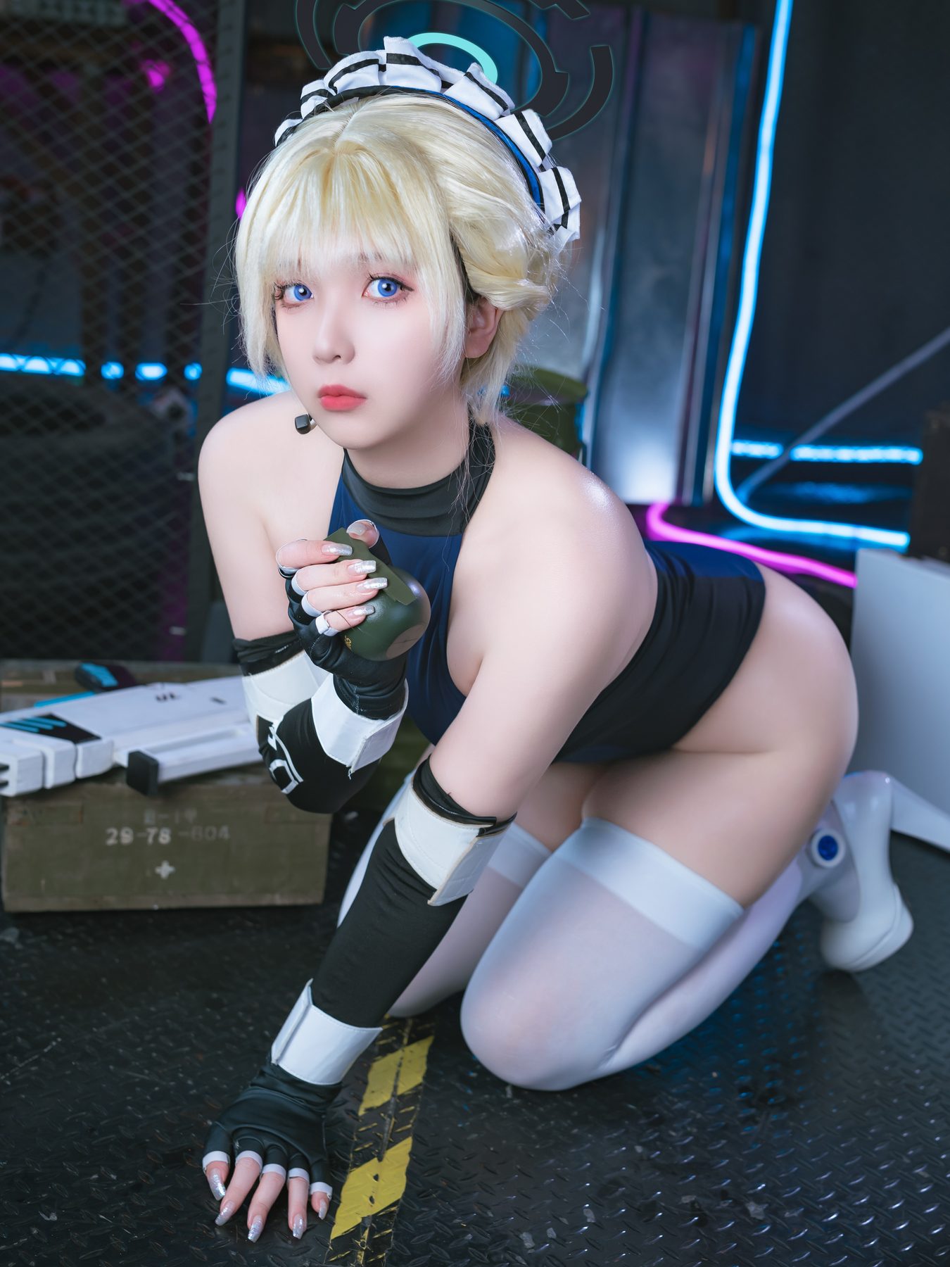 小和甜酒 蔚蓝档案 飞鸟马时女仆 COS写真
