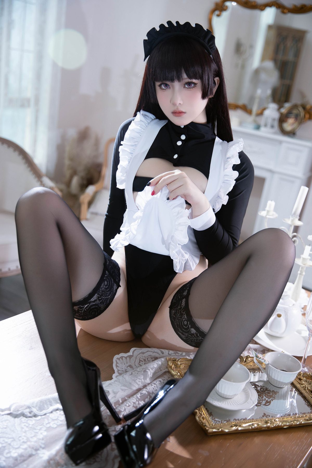 屿鱼 女仆 COS写真
