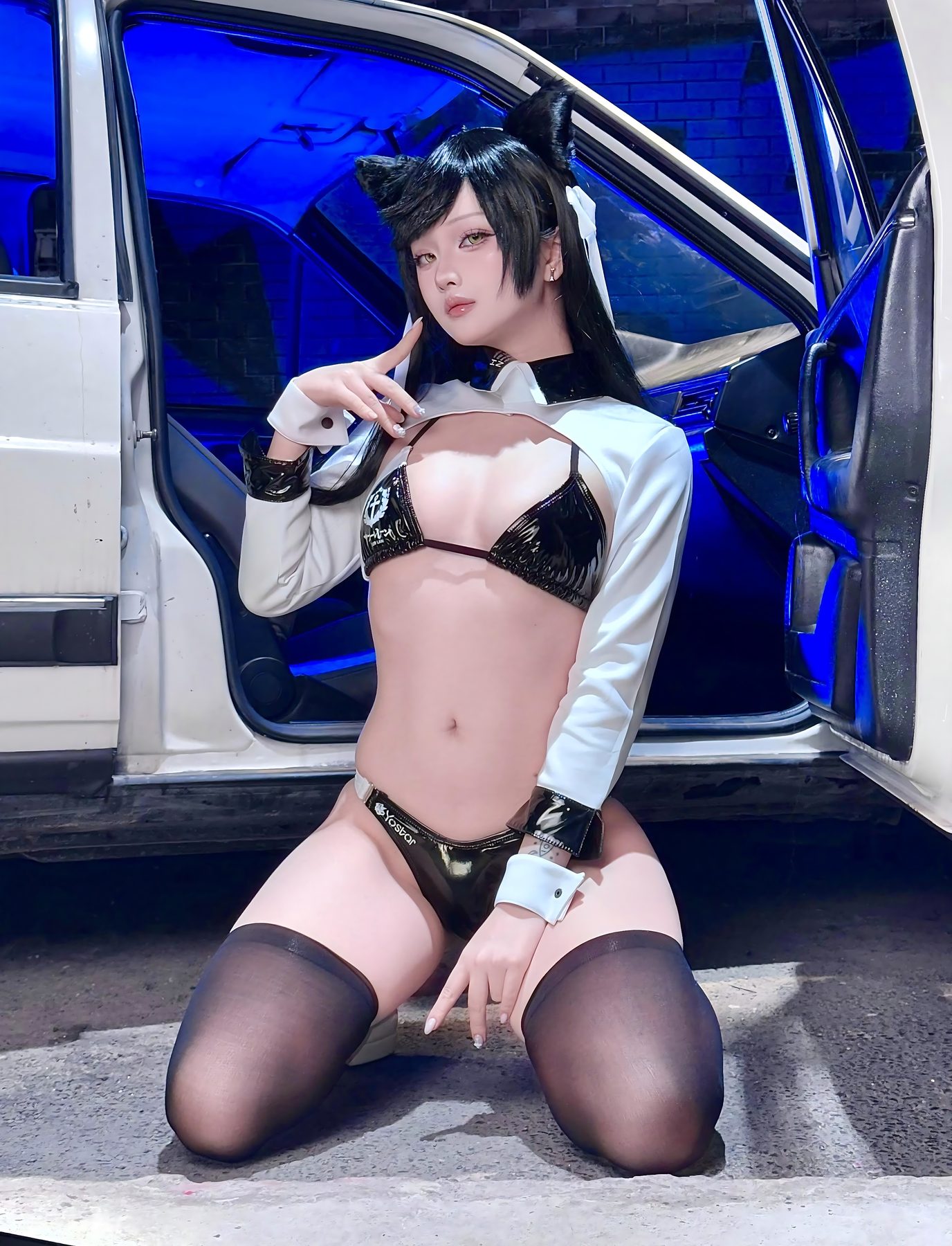 屿鱼 cosplay写真_碧蓝航线爱宕赛车服合集 | 屿鱼 COS爱宕赛车服全套图包 [114P-141MB]