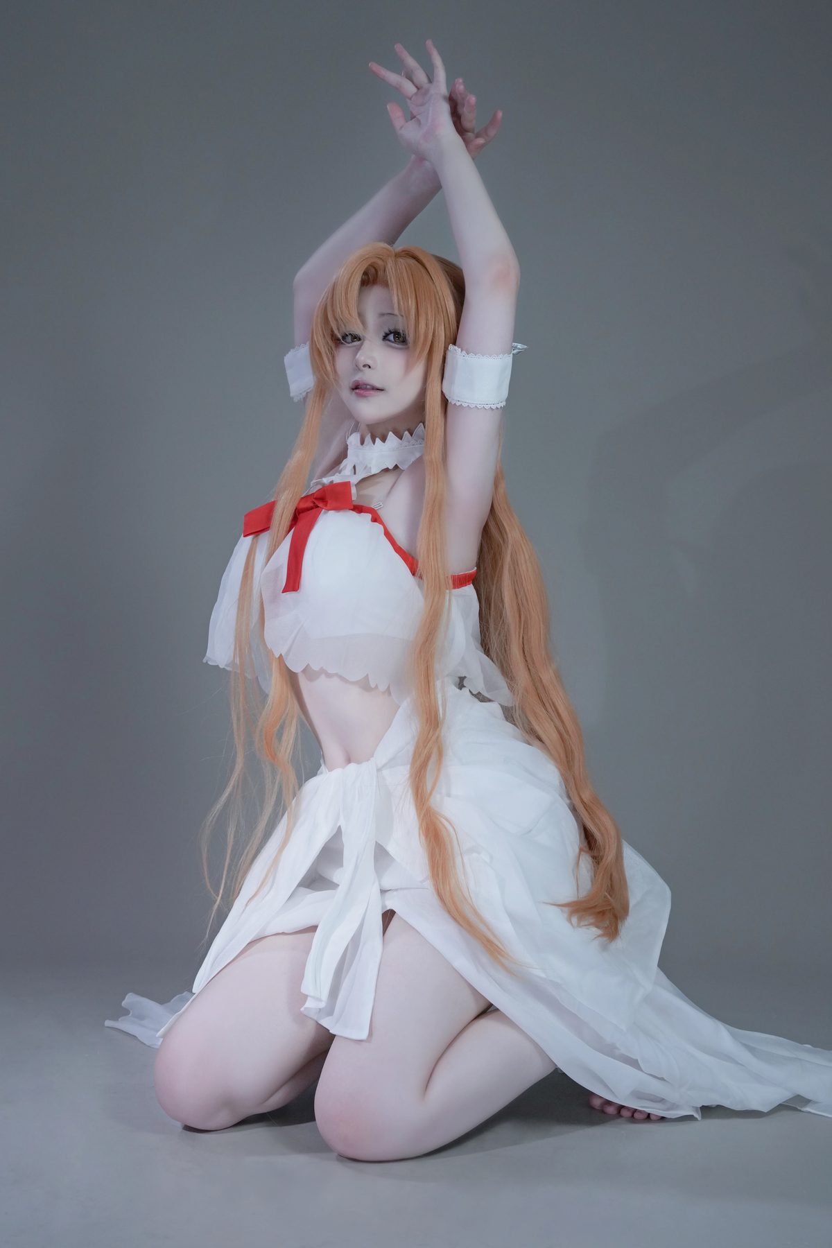 幼愛Youmeko cosplay写真_刀剑神域亚丝娜精灵囚服合集 | 幼愛Youmeko COS亚丝娜精灵囚服全套图包 [54P+4V-376M]