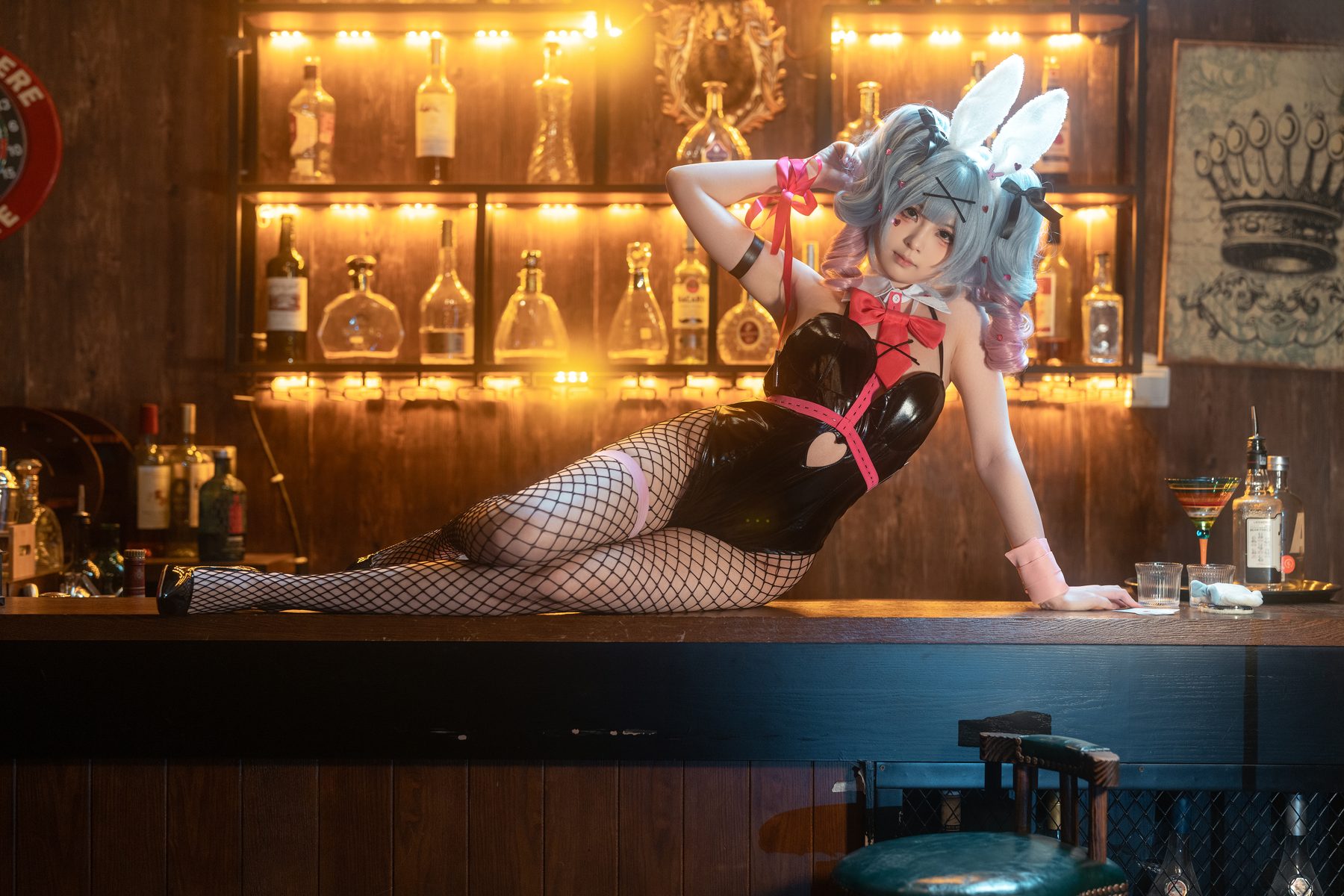 幼水铃衣 初音未来 兔子洞 COS写真
