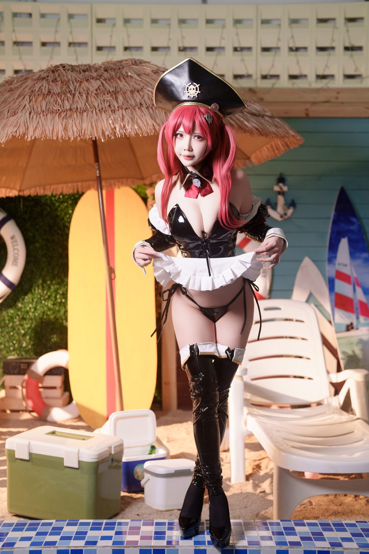 抱走莫子aa Nikke胜利女神 米哈拉+马斯特 73P10V 2 COS写真