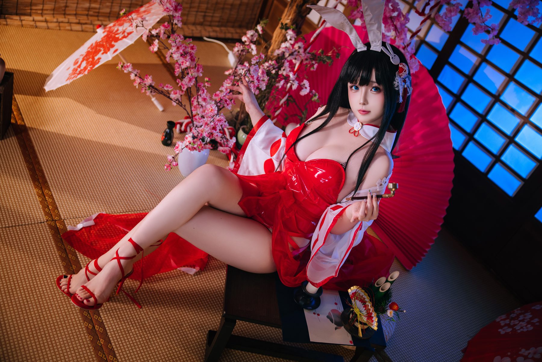 日奈娇 大山兔女郎 COS写真