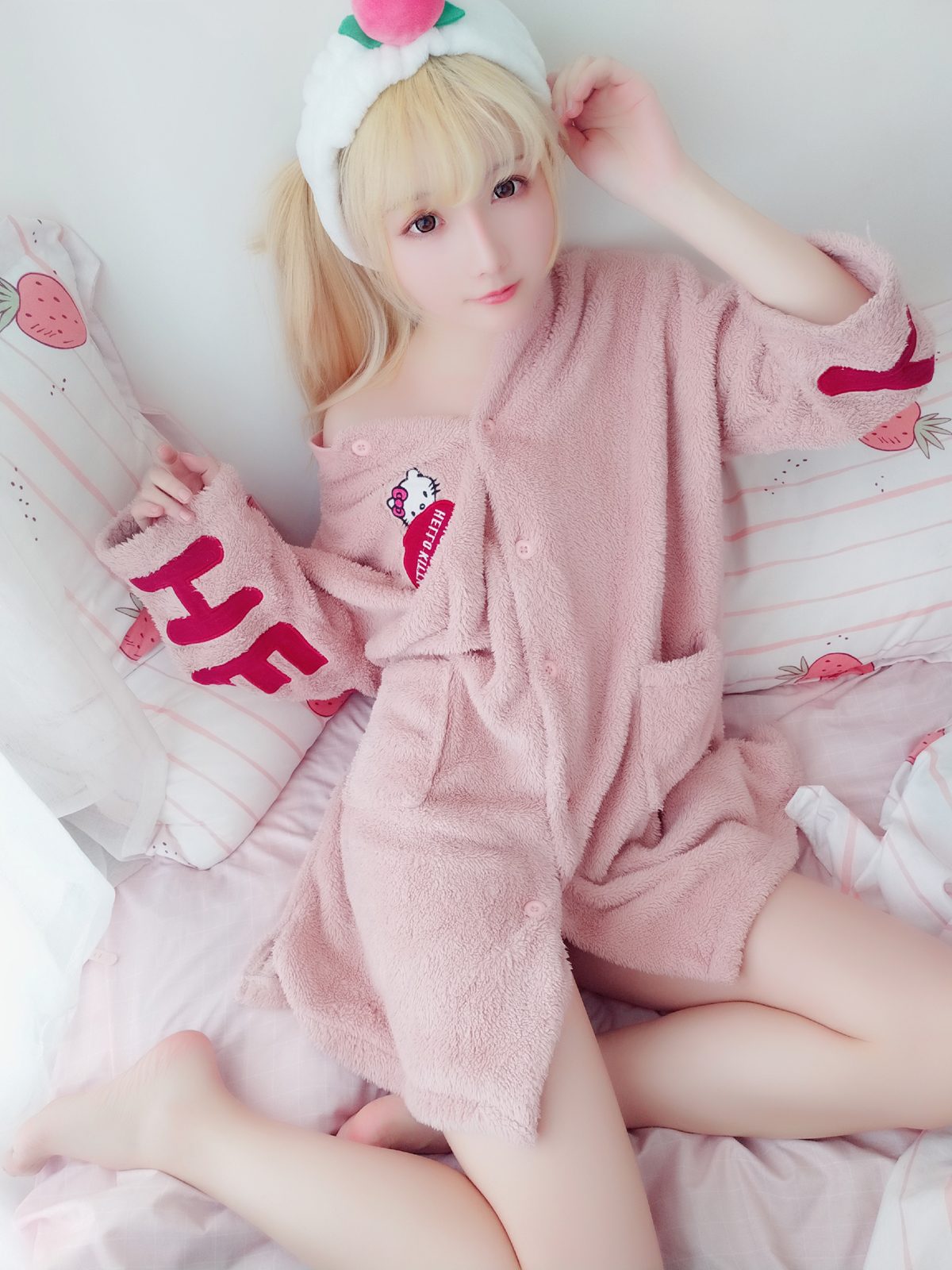 星之迟迟 cosplay写真_粉红泡泡包合集 | 星之迟迟 COS粉红泡泡包全套图包 [56P-56M]