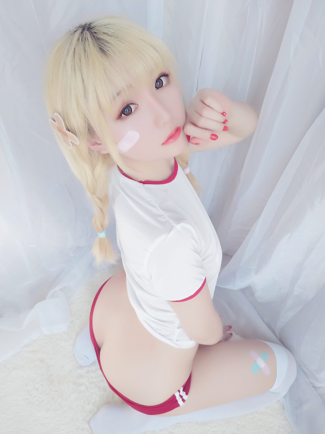 星之迟迟 弱气学园包 COS写真
