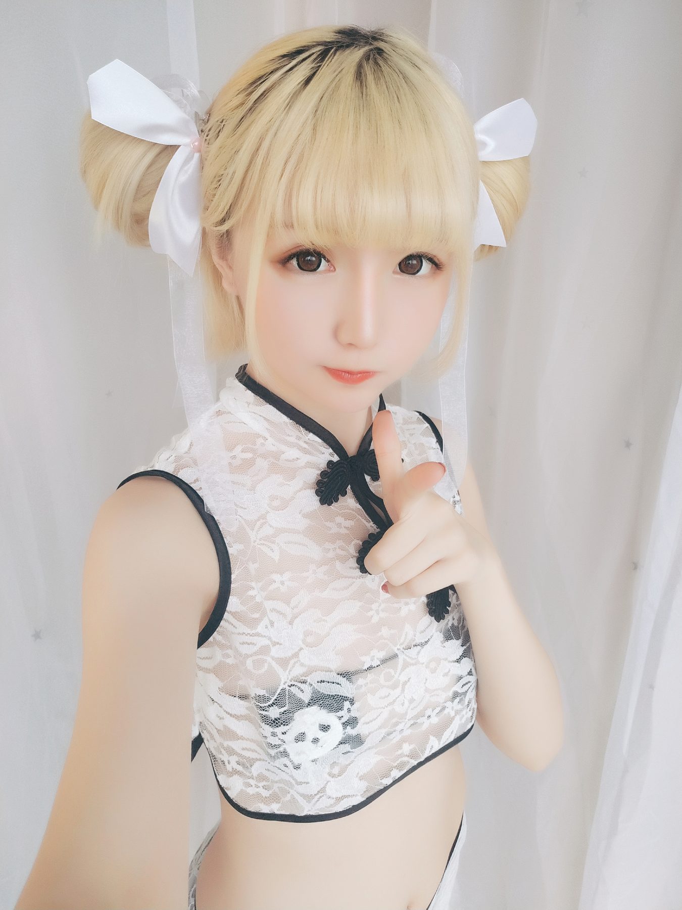 星之迟迟 熊猫旗袍包 COS写真