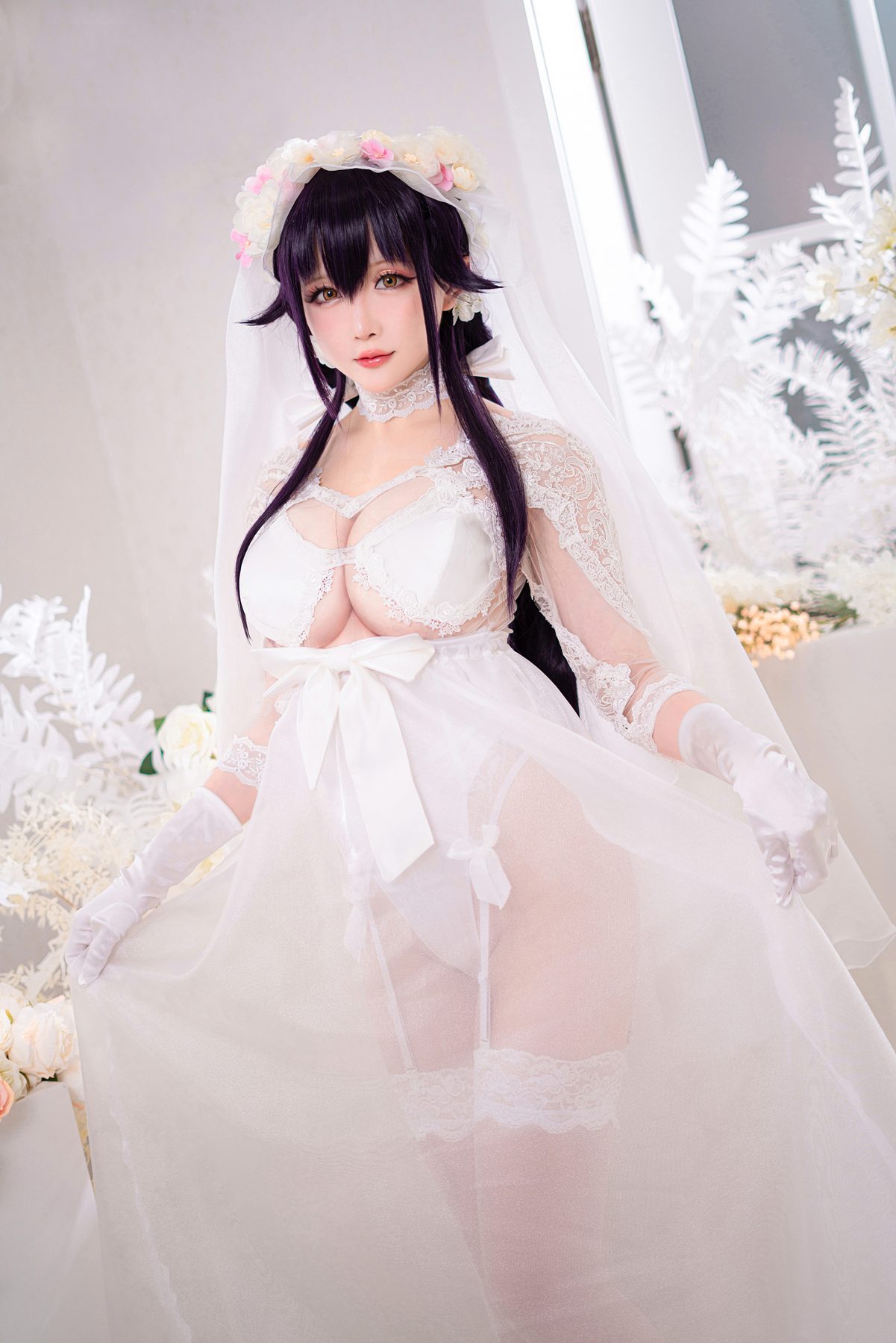 星之迟迟 纯白と漆黑-吾妻 COS写真