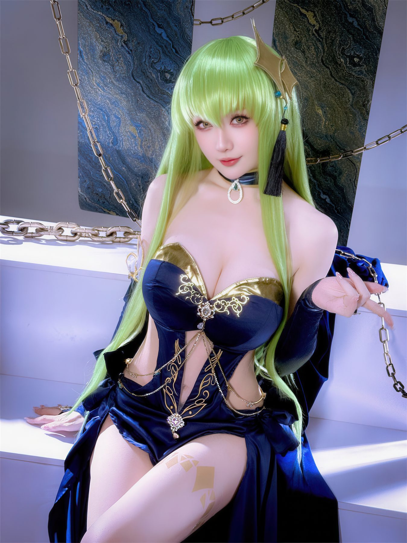 Code Geass反叛的鲁路修 星之迟迟 C C COS写真
