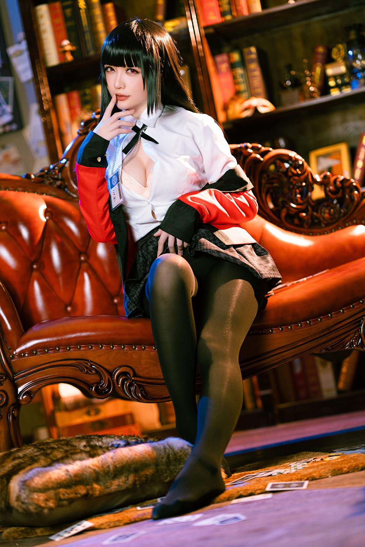 星之迟迟 cosplay写真_蛇喰梦子合集 | 星之迟迟 COS狂赌之渊蛇喰梦子全套图包 [46P-210MB]