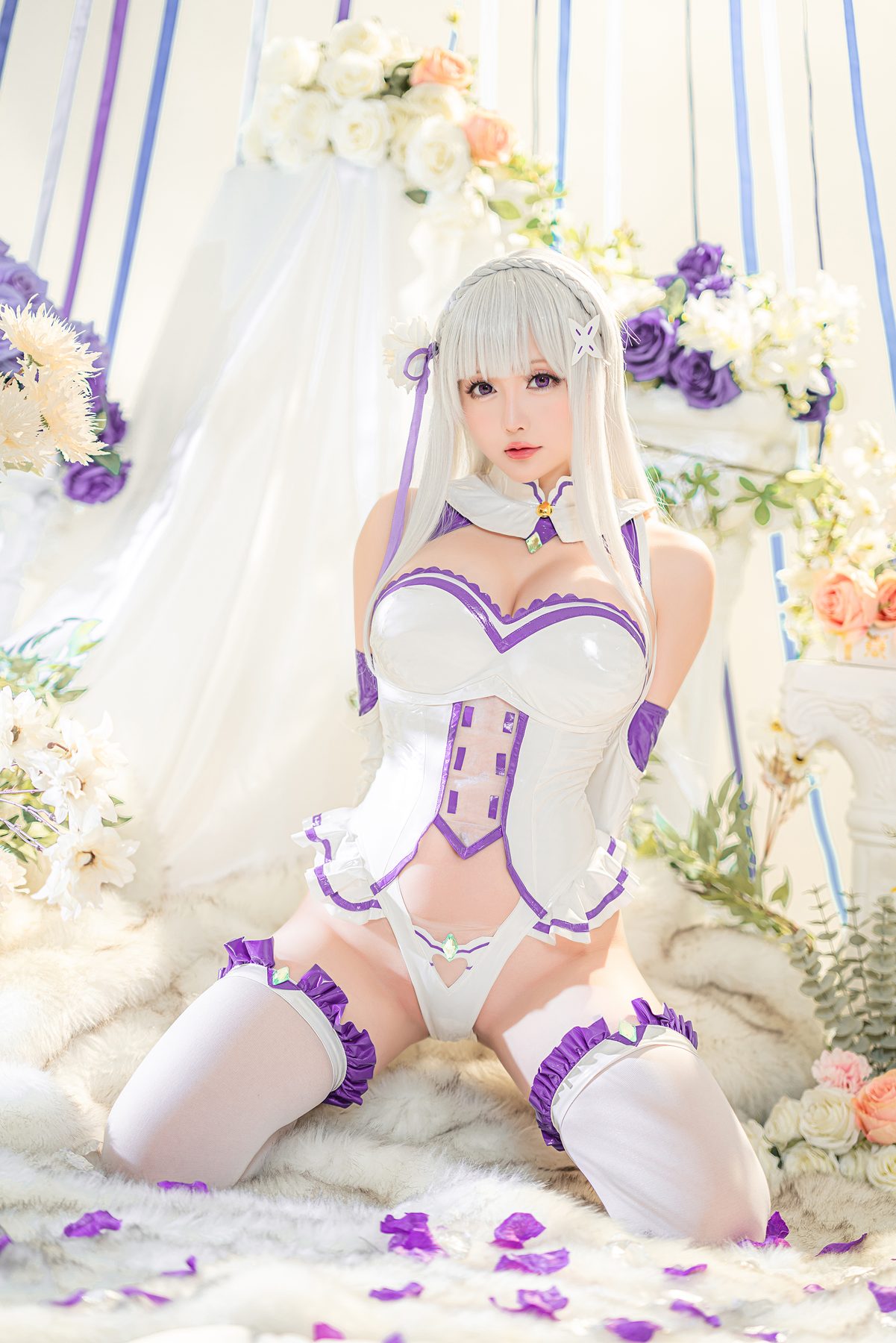 星之迟迟 2021年正片合集 爱蜜莉雅同人 97P2V 1 COS写真