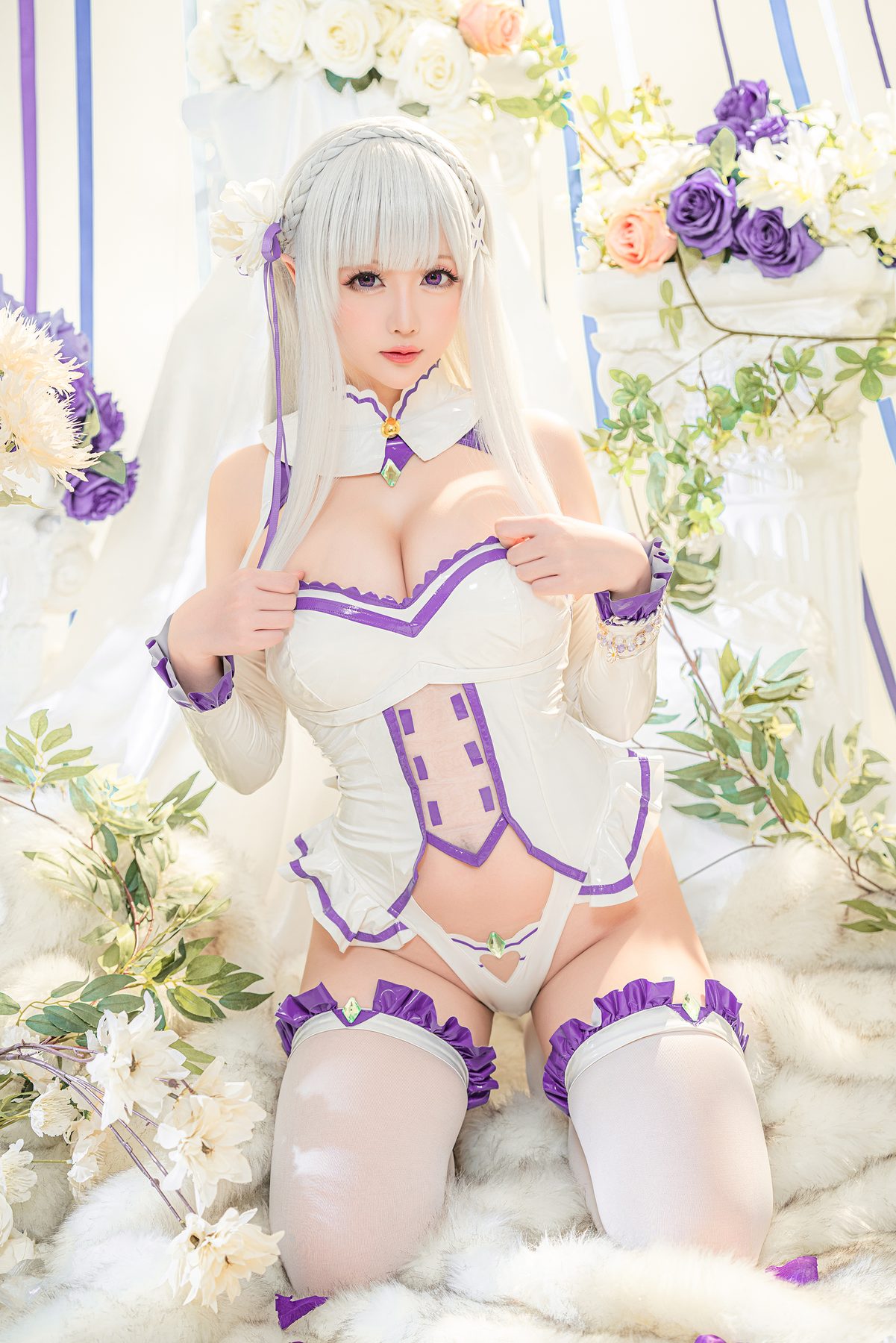 星之迟迟 2021年正片合集 爱蜜莉雅同人 97P2V 1 COS写真