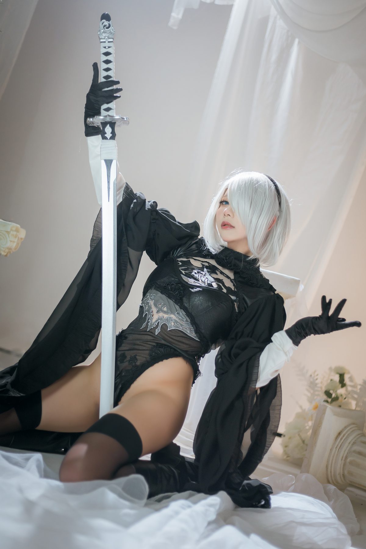 是一只熊仔吗 Nier 2B Dress Ver COS写真