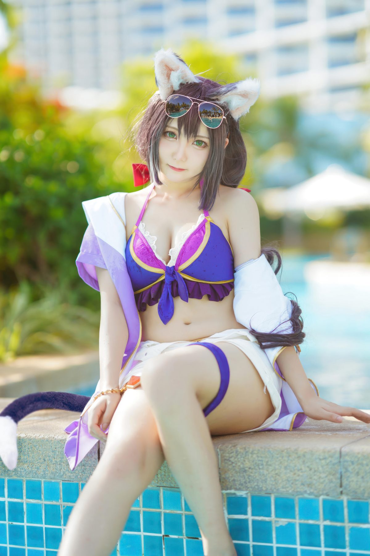 是一只熊仔吗 公主连结 凯露夏日 COS写真