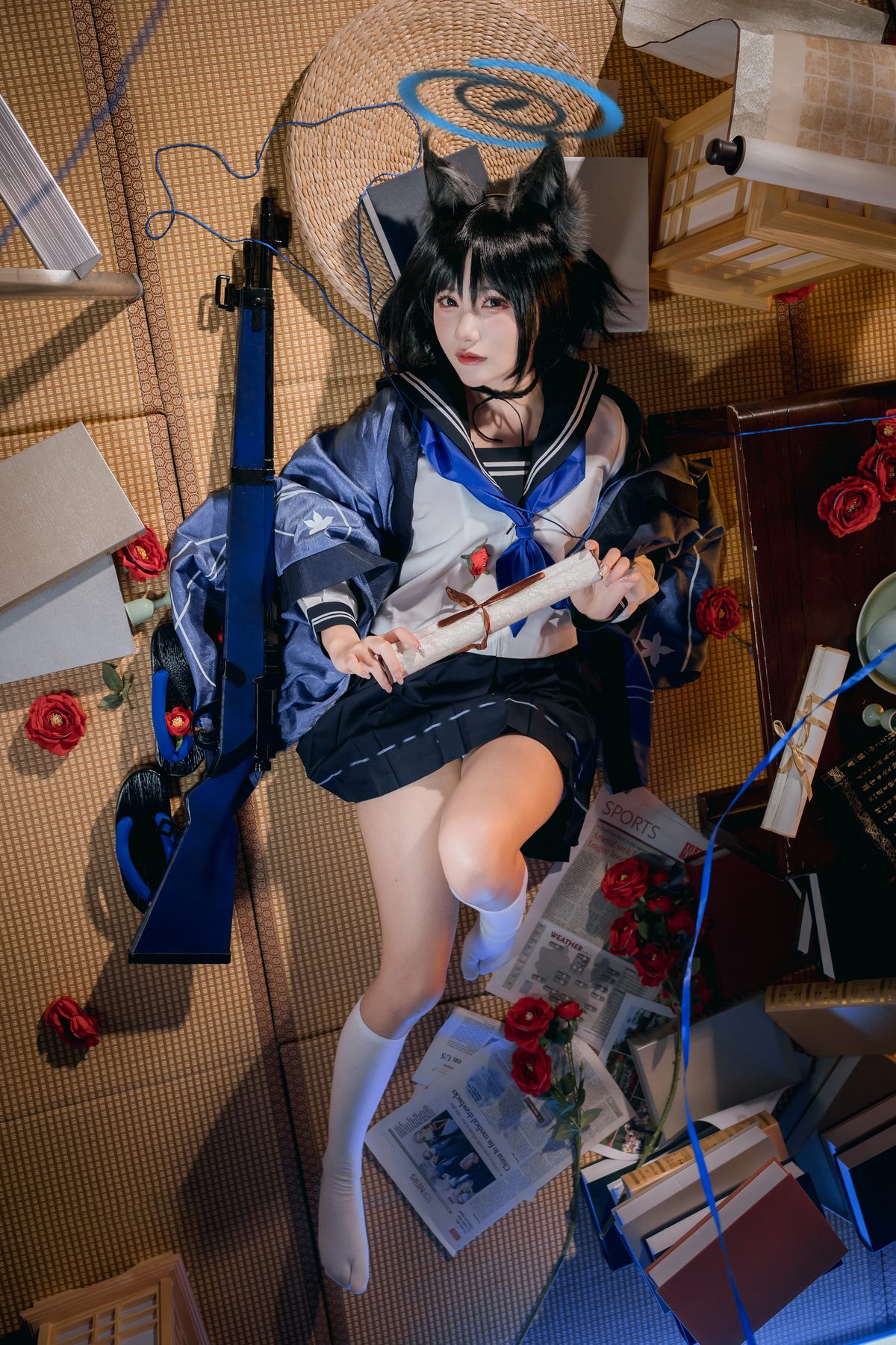 是一只熊仔吗 桐生桔梗 COS写真