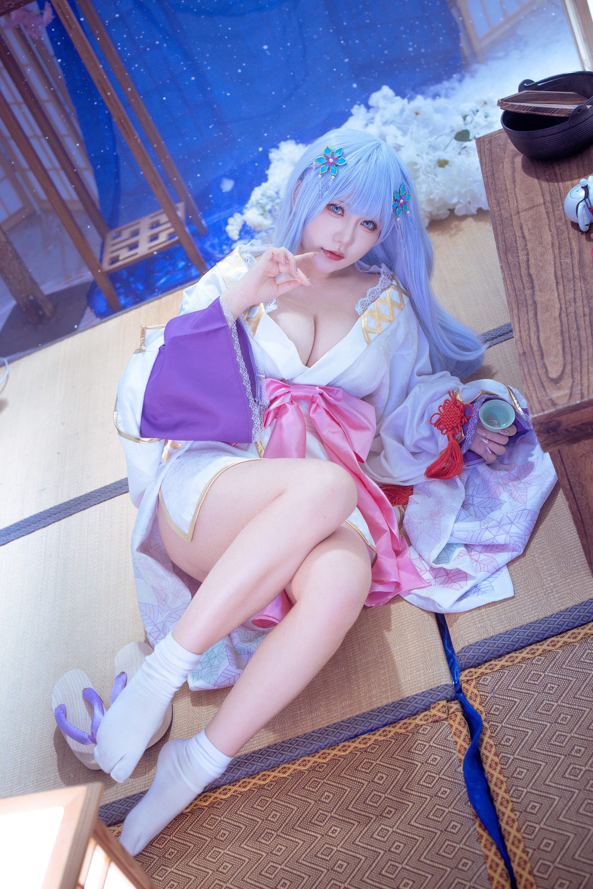是一只熊仔吗 白雪姬 美少女万华镜异闻：雪女 COS写真