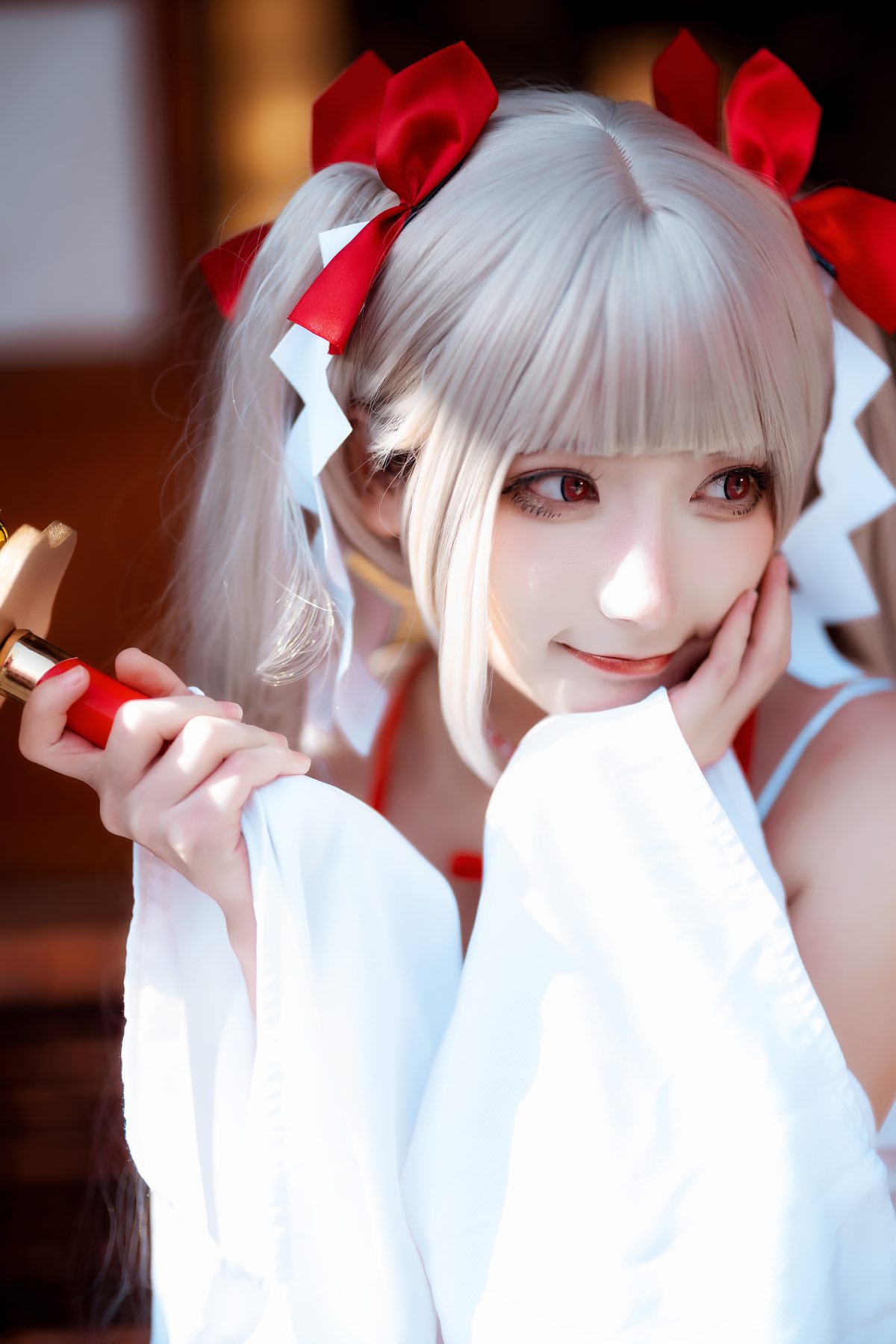 是三不是世w 碧蓝航线 可畏 巫女 COS写真