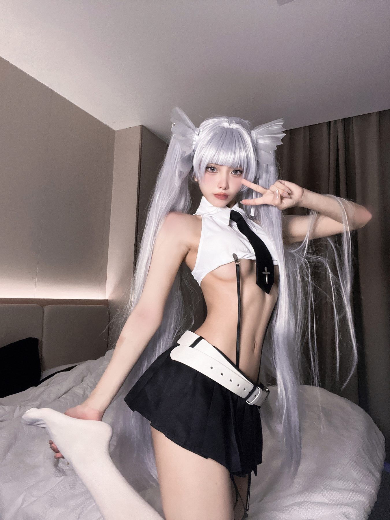 果咩酱w 天使女警 COS写真