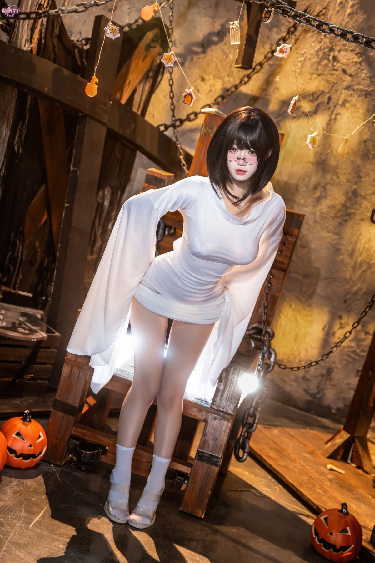 柒柒不可爱 cosplay写真_幽灵娘合集 | 柒柒不可爱 COS幽灵娘全套图包 [88P2V-1.68GB]