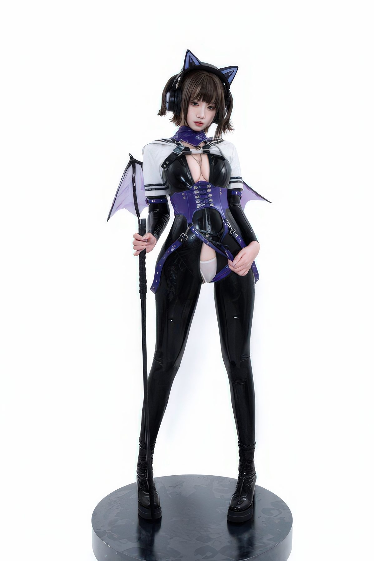 柒柒不可爱 cosplay写真_白棚胶衣合集 | 柒柒不可爱 COS白棚胶衣全套图包 [78P-230MB]